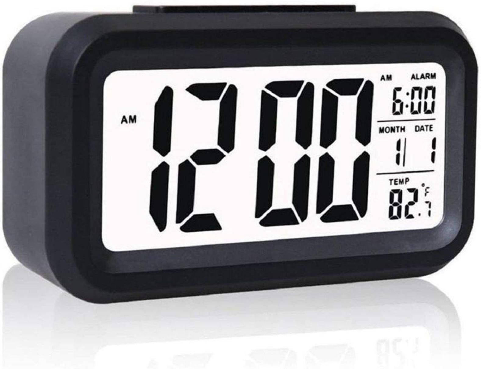     			FIVANIO Digital Plastic Rectangular Table Clock - Pack of 1