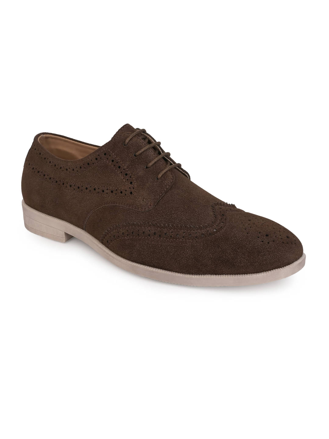     			Fentacia Brown Men's Brogue Formal Shoes