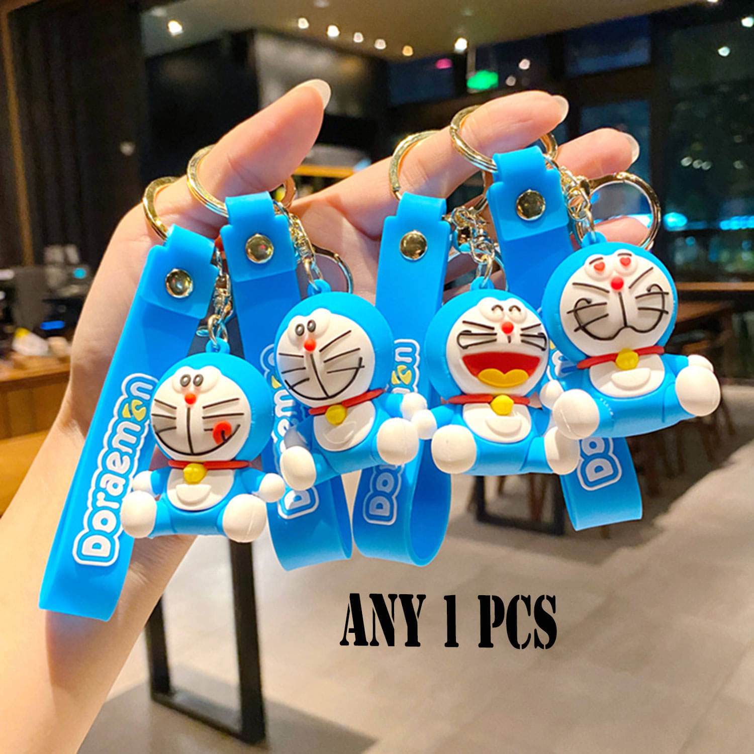     			Flenzy Multi Color Key Chain ( Pack of 1 )