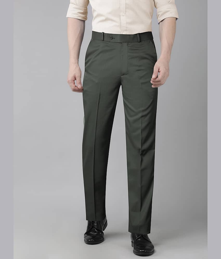 JB JUST BLACK Regular Flat Men's Formal Trouser - Dark Green ( Pack of 1 ) - Trousers | Buy online on ZillyBuy