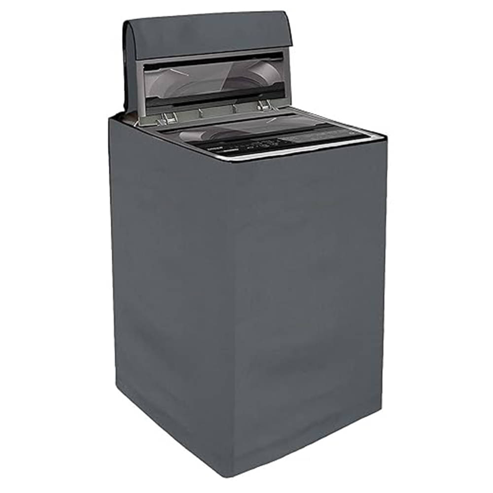 LEORBIX Fully Automatic Washing Machine Cover Compatiable For 6 kg,7 kg,8 kg - Grey LEORBIX Fully Automatic Washing Machine Cover Compatiable For 6 kg,7 kg,8 kg - Grey