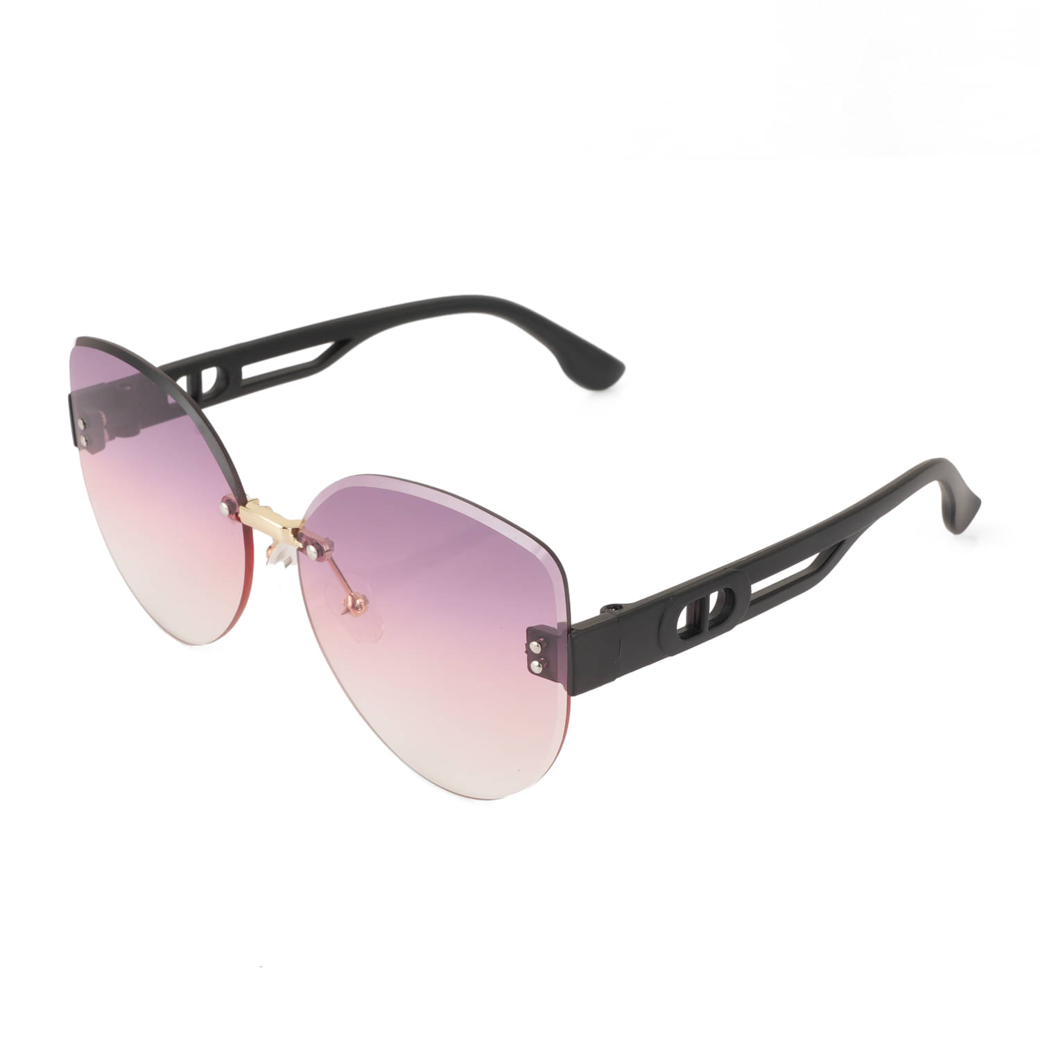 LINCHI Black Cat Eye Sunglasses ( Pack of 1 ) LINCHI Black Cat Eye Sunglasses ( Pack of 1 )