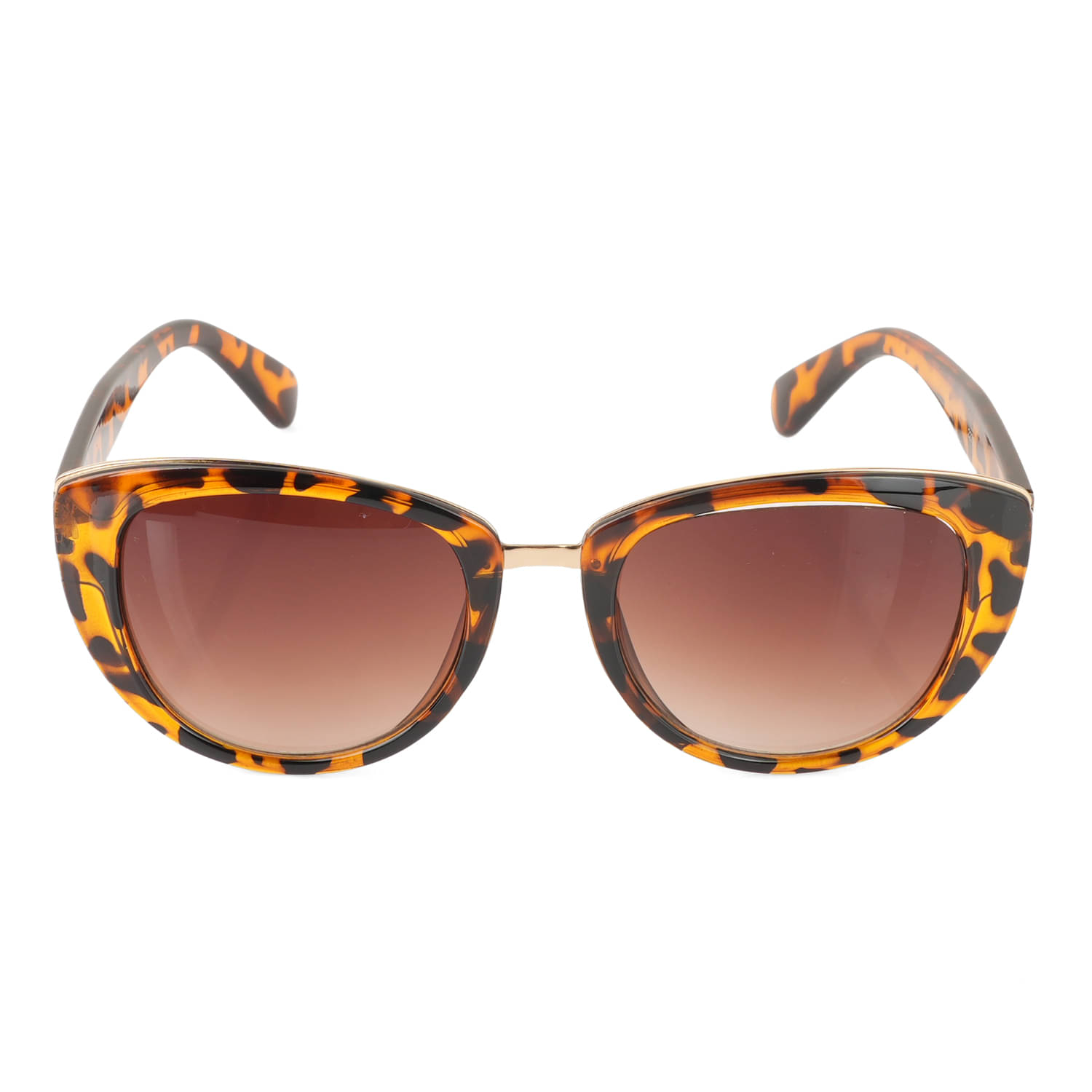     			LINCHI Brown Cat Eye Sunglasses ( Pack of 1 )