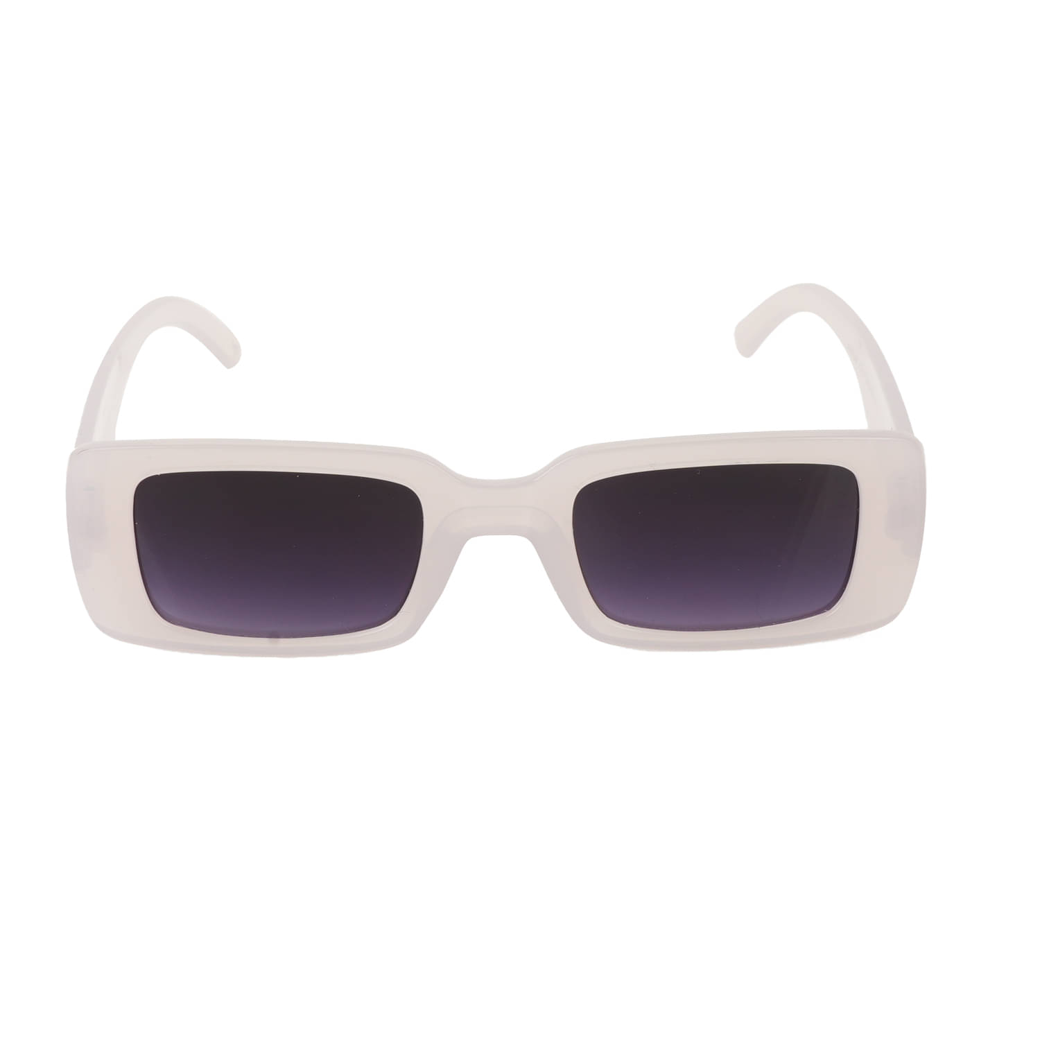 LINCHI White Rectangular Sunglasses ( Pack of 1 ) LINCHI White Rectangular Sunglasses ( Pack of 1 )