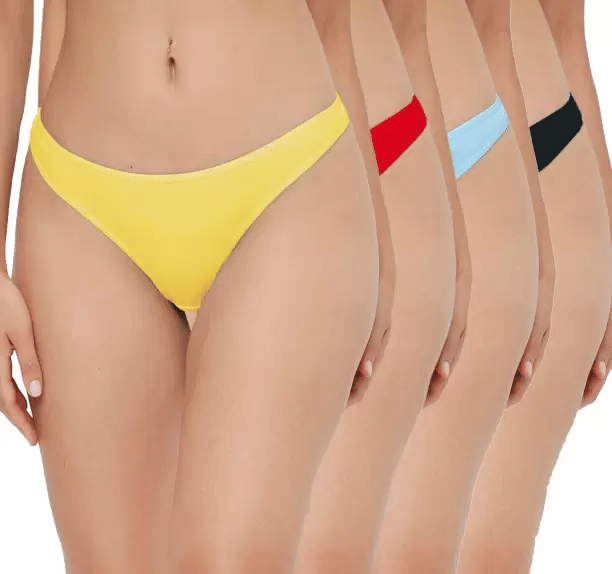 Louis Craft Pack of 4 Cotton Lycra No Panty Line For Women ( Multicolor1 ) Louis Craft Pack of 4 Cotton Lycra No Panty Line For Women ( Multicolor1 )