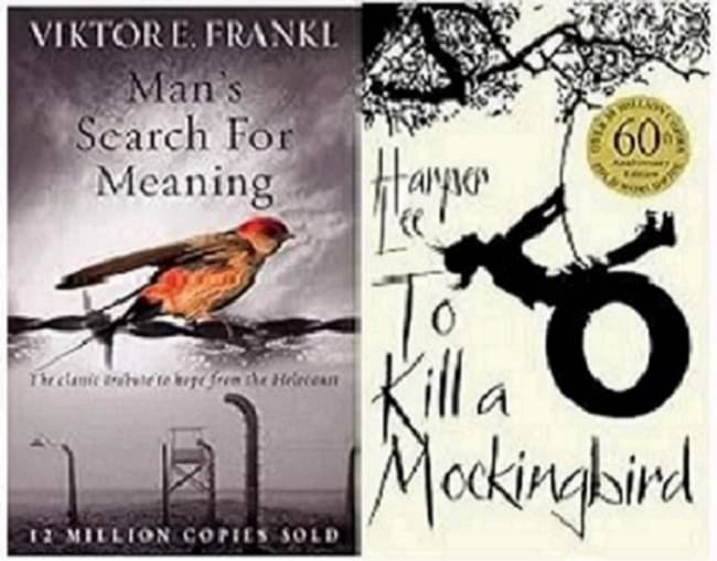     			Man's Search For Meaning & To Kill A Mockingbird By Frankl Viktor E &  Harper Lee