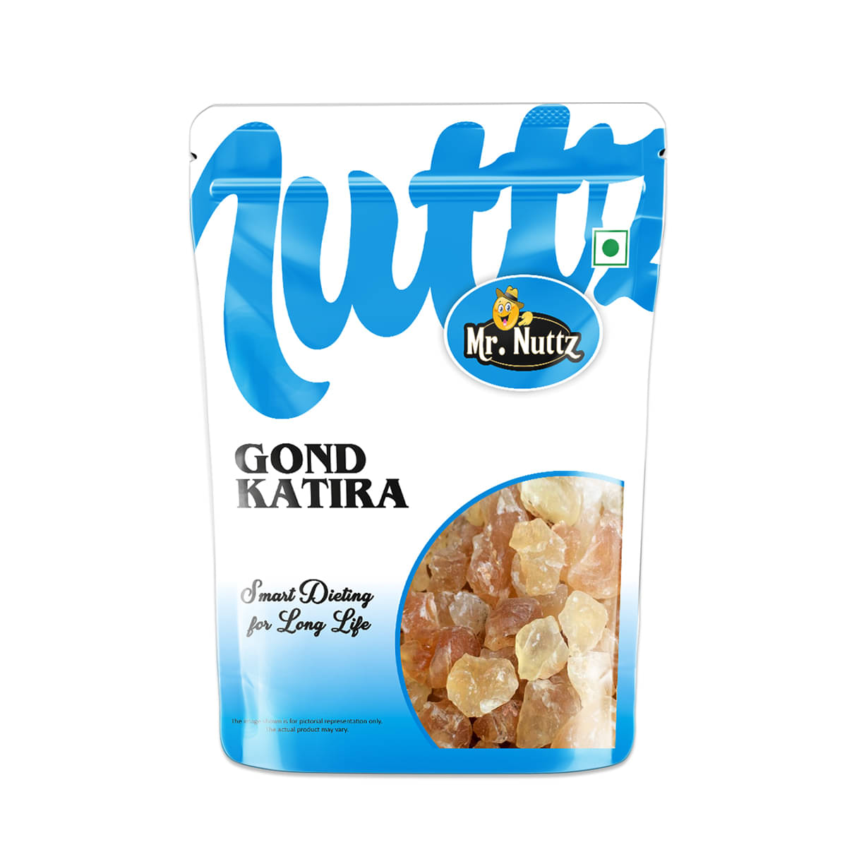     			Mr.Nuttz Mixed Fruits Gond Katira Pure Organic Edible Seeds 200g