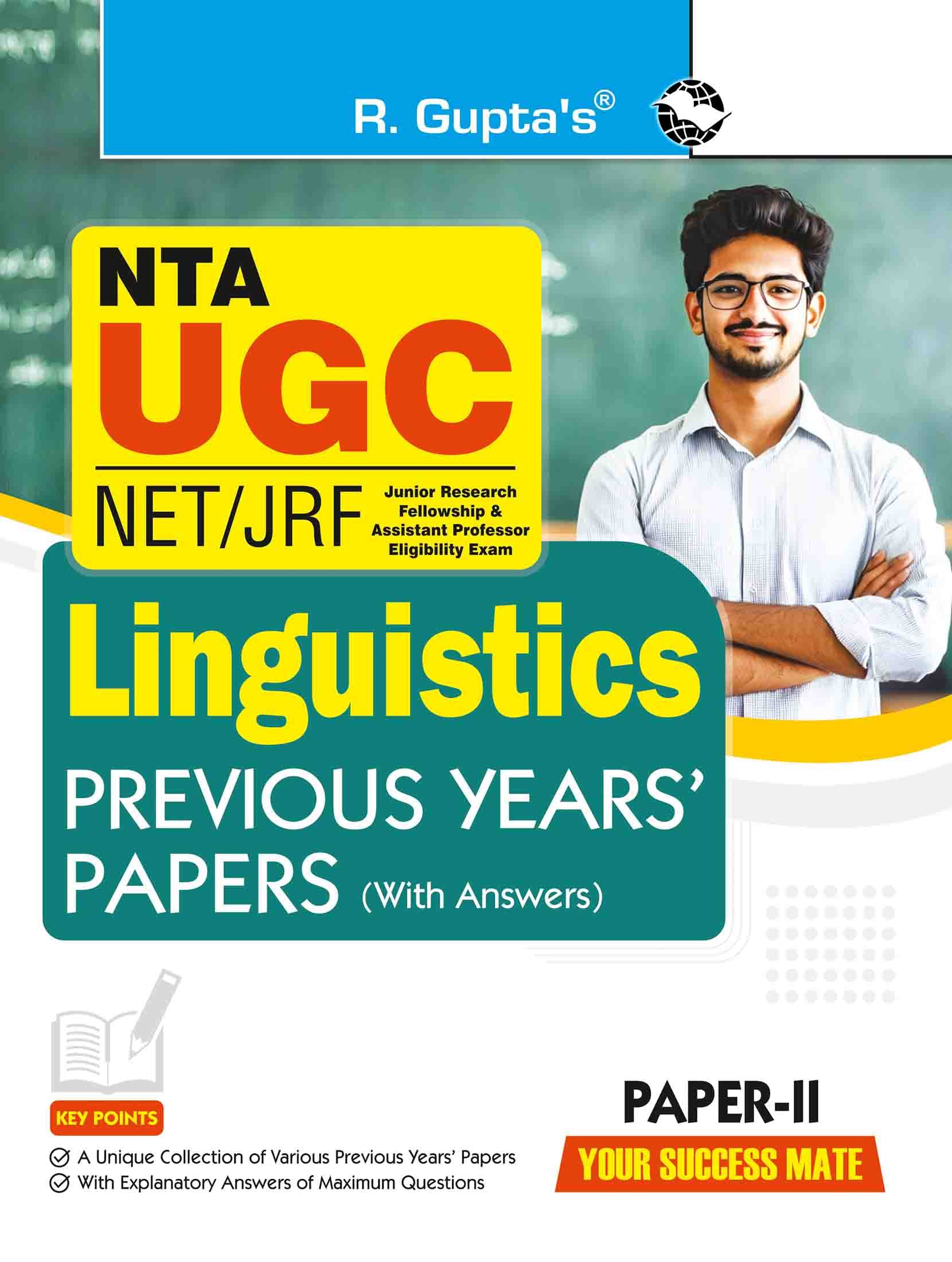     			NTA-UGC-NET/JRF: Linguistics (Paper II)—Previous Years' Papers