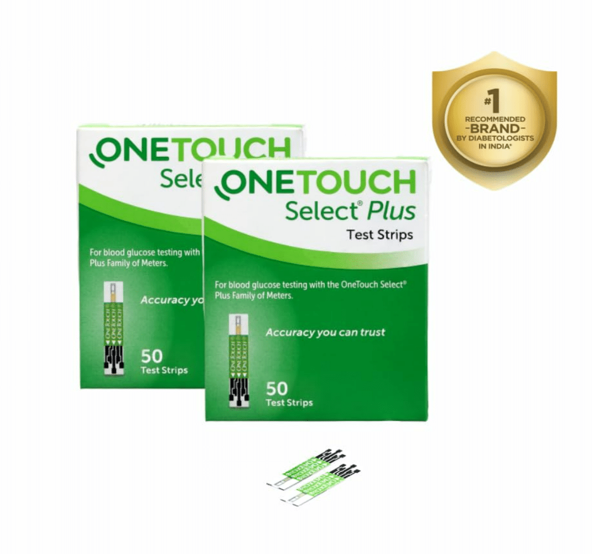     			ONE TOUCH SELECT PLUS plus 100 strips 100 Test Strips