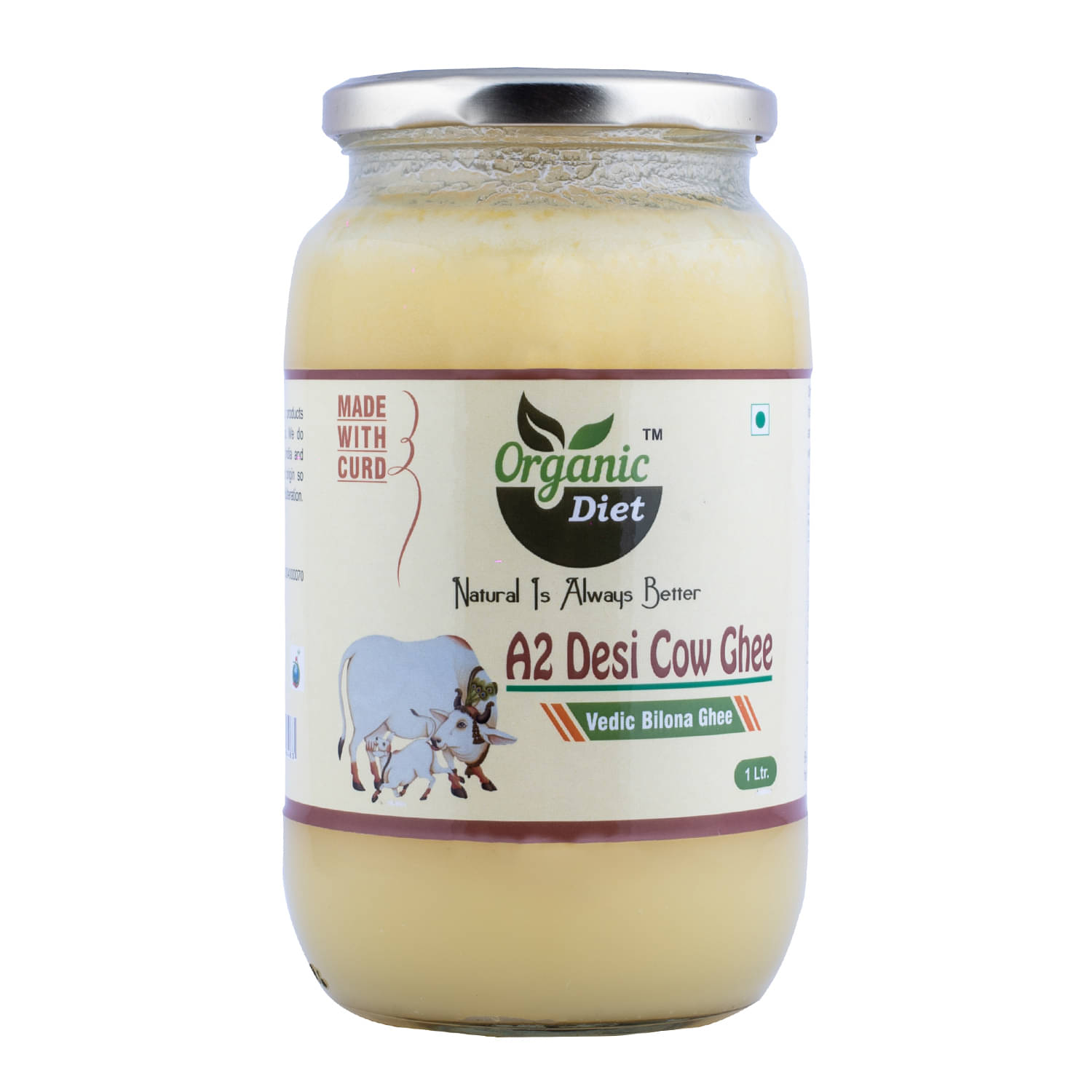     			ORGANIC DIET Ghee 1000 mL