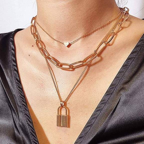     			Opus Gems Golden Pendant set ( Pack of 1 )