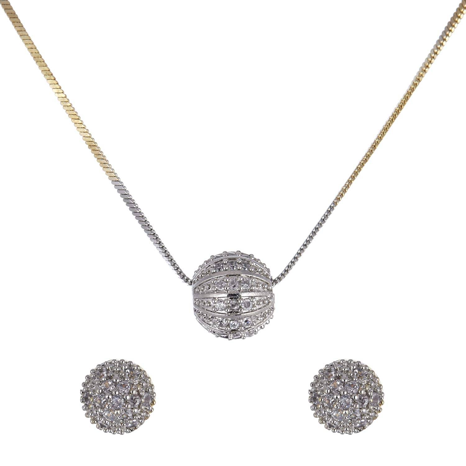 Opus Gems Golden Pendant set ( Pack of 1 ) Opus Gems Golden Pendant set ( Pack of 1 )
