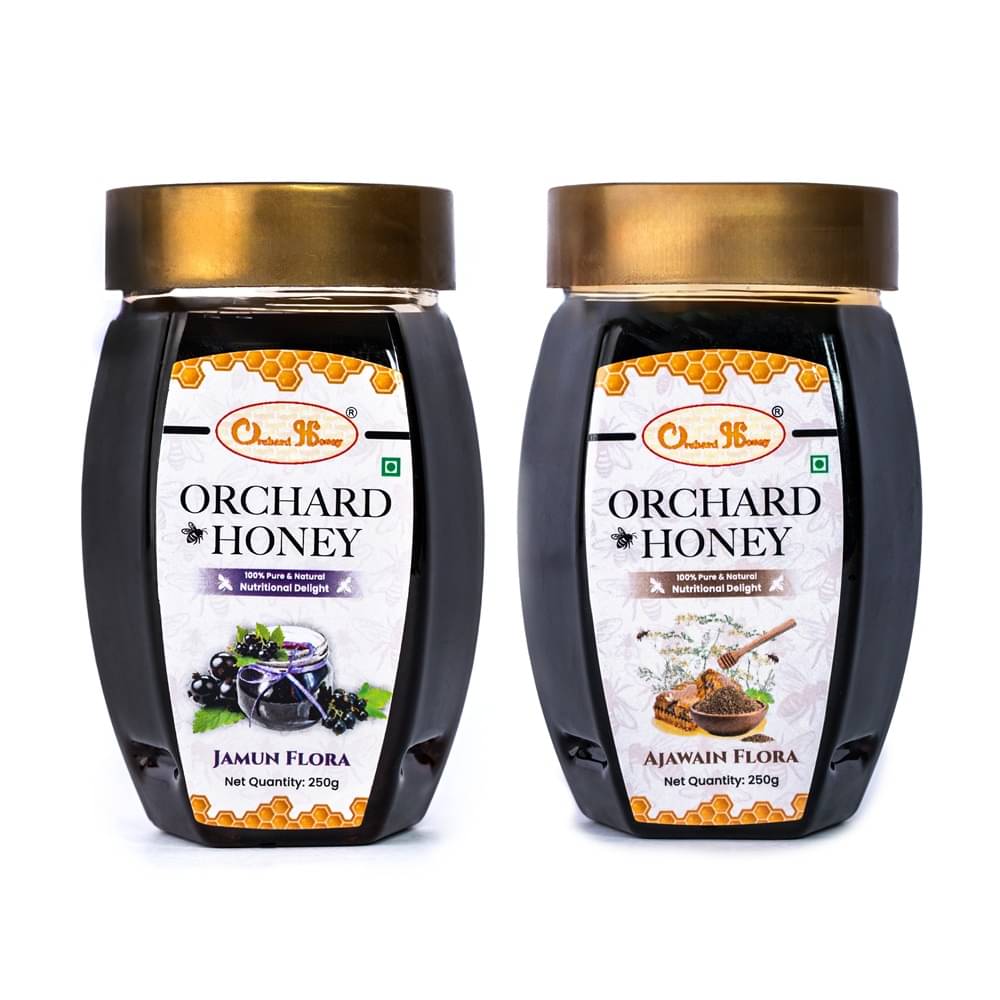 Orchard Honey Forest Honey Ajwain & Jamun Flora 500 g Pack of 2 Orchard Honey Forest Honey Ajwain & Jamun Flora 500 g Pack of 2