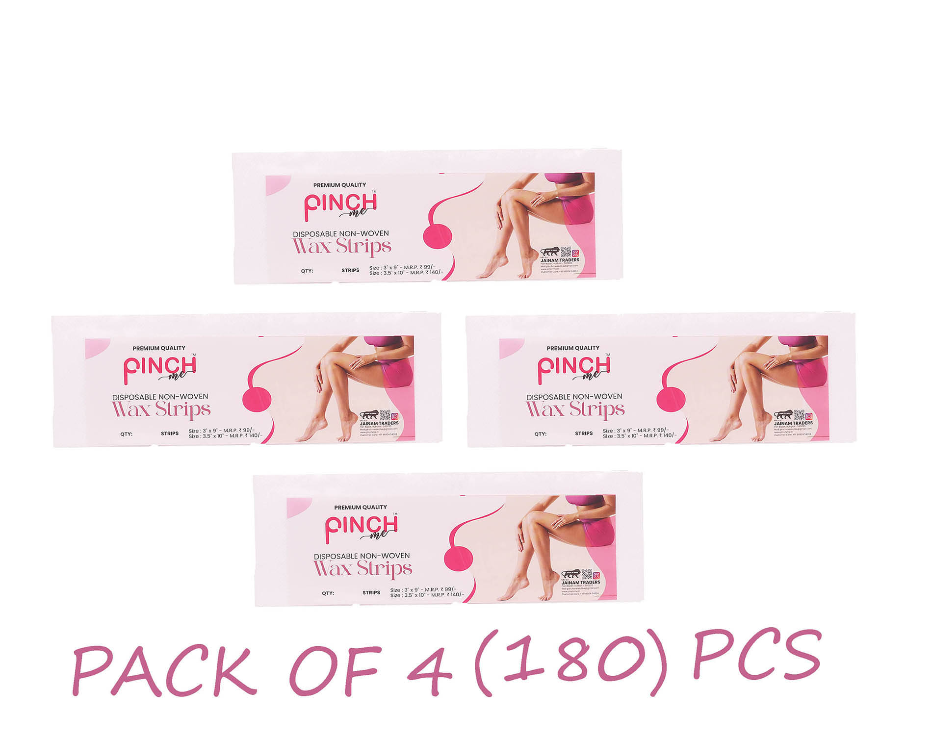 PINCH ME Waxing Kit 180 g Pack of 4 PINCH ME Waxing Kit 180 g Pack of 4