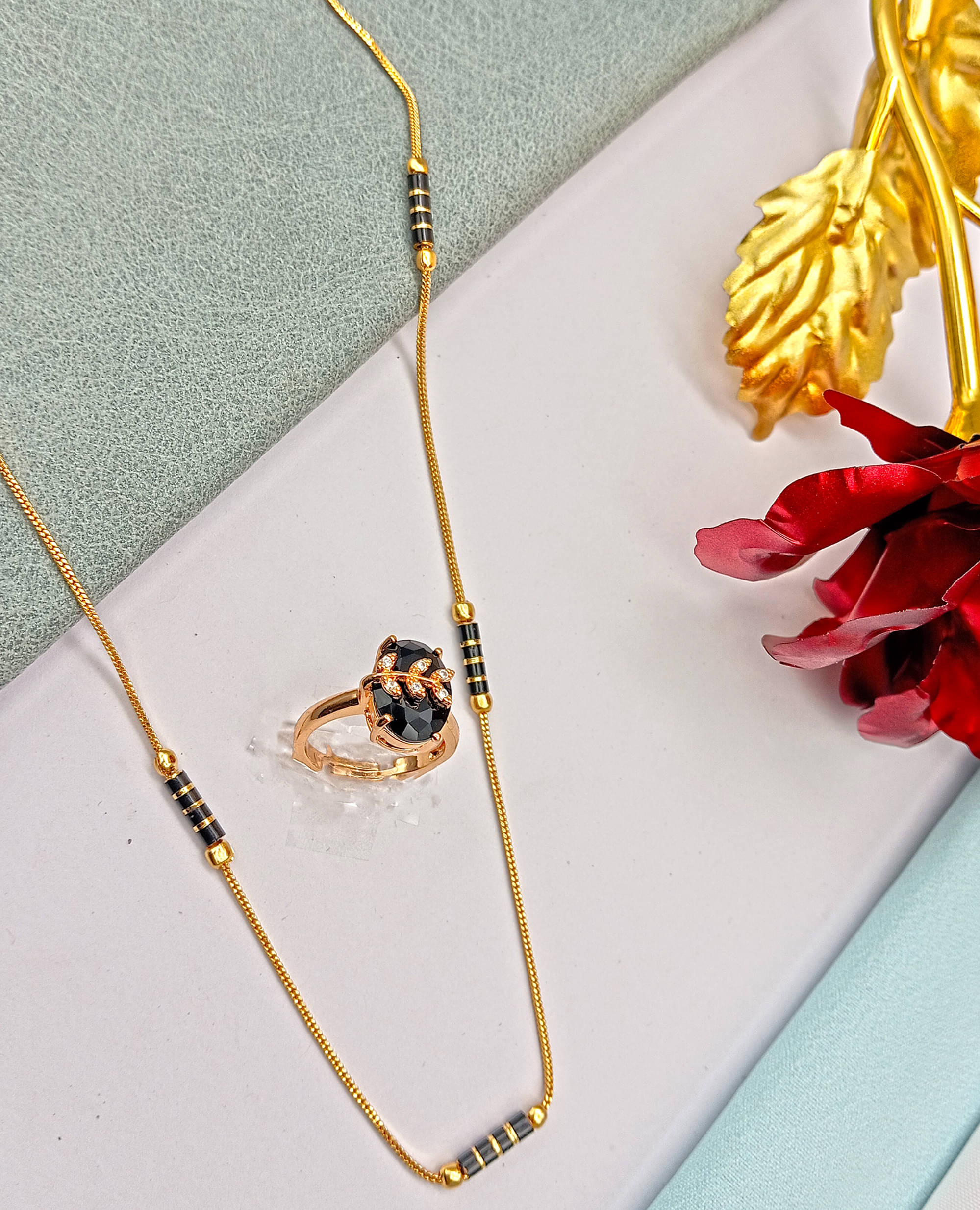 RANEM Gold Plated Chain ( Set of 2 ) RANEM Gold Plated Chain ( Set of 2 )