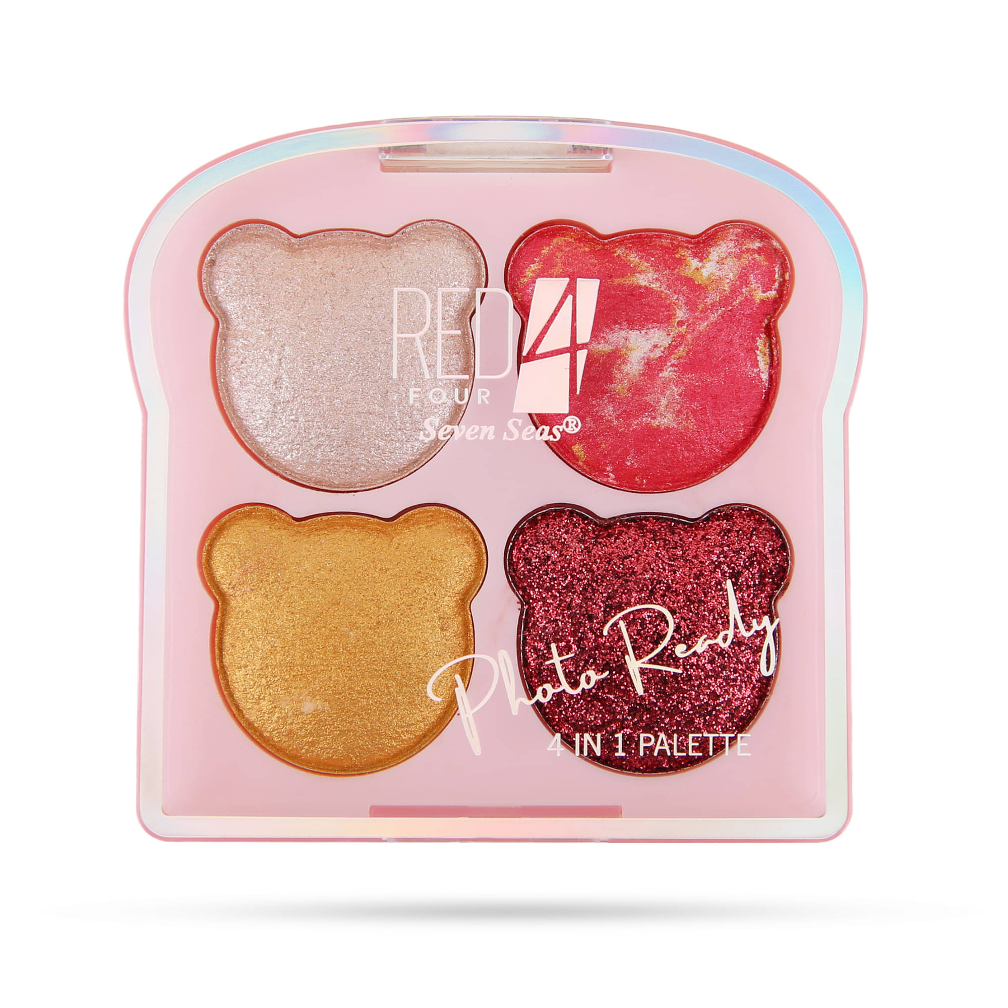     			RED 4 Multi Shimmer Pressed Powder Eye Shadow 11.5g