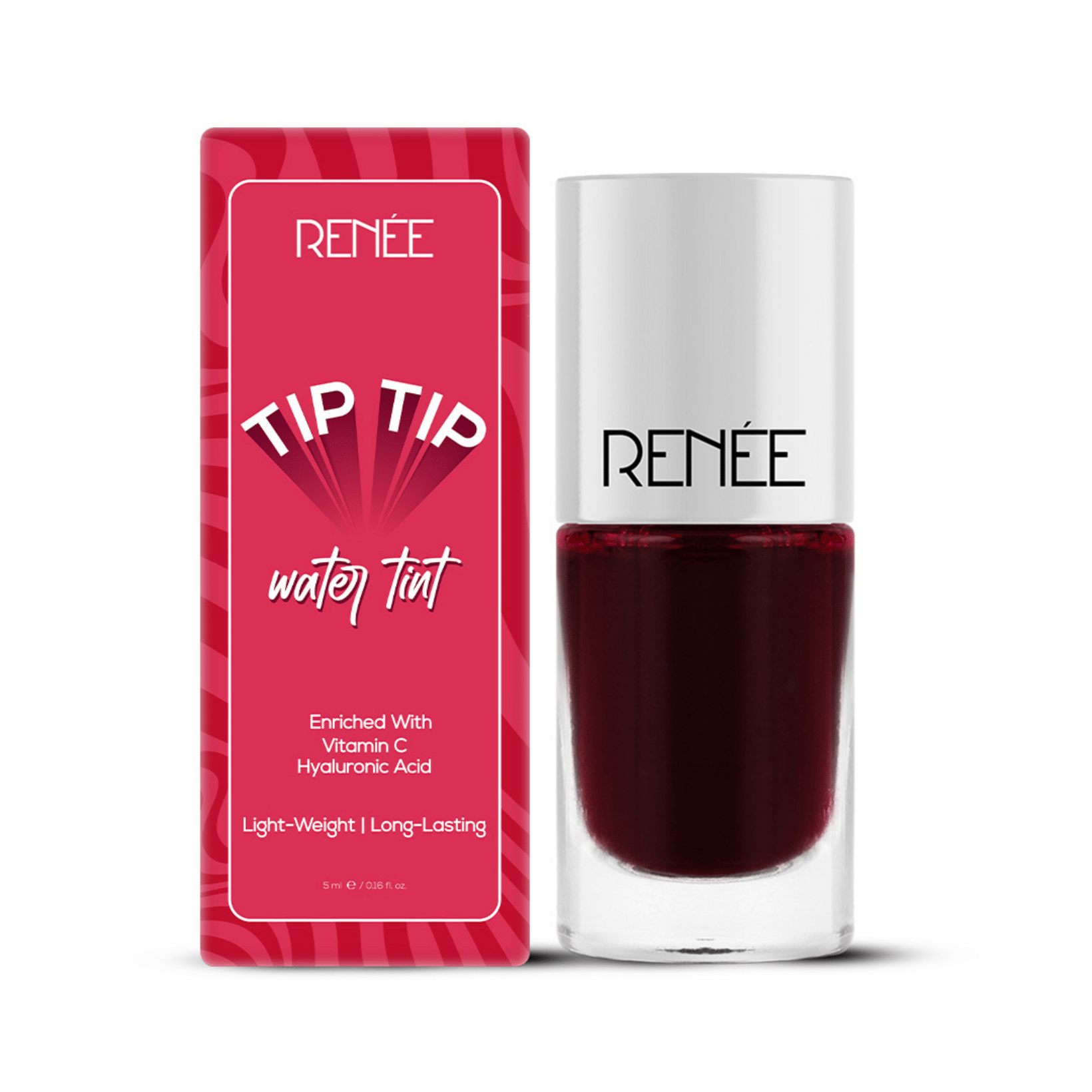     			RENEE Tip Tip Water Tint Cherry Whirl, Lip & Cheek Stain, Hydrating (Cherry,5ml)
