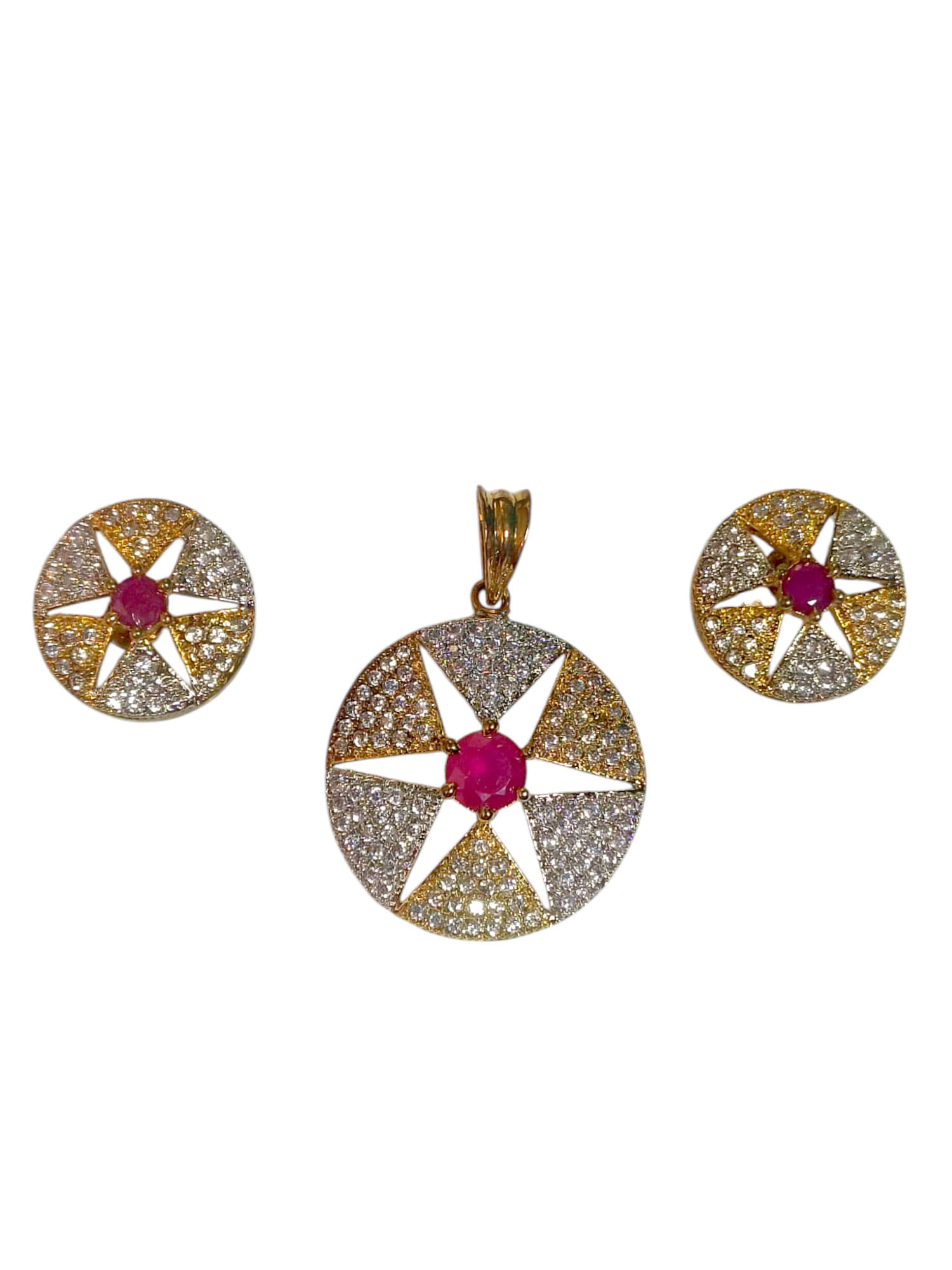 RinGold Red Pendant set ( Pack of 1 ) RinGold Red Pendant set ( Pack of 1 )