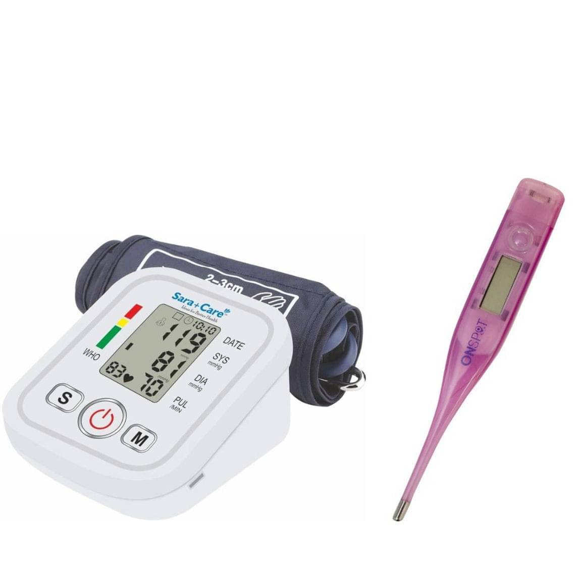     			Sara +care Automatic Upper Arm Monitor