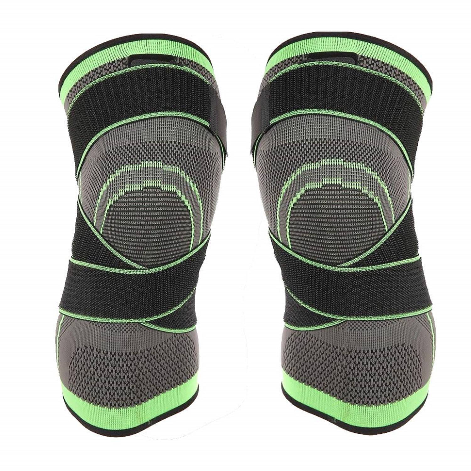     			Shopeleven Knee Sleeve, Compression Fit Support -for Joint Pain and Arthritis Relief, Improved Circulation Compression - Wear Anywhere - Pair