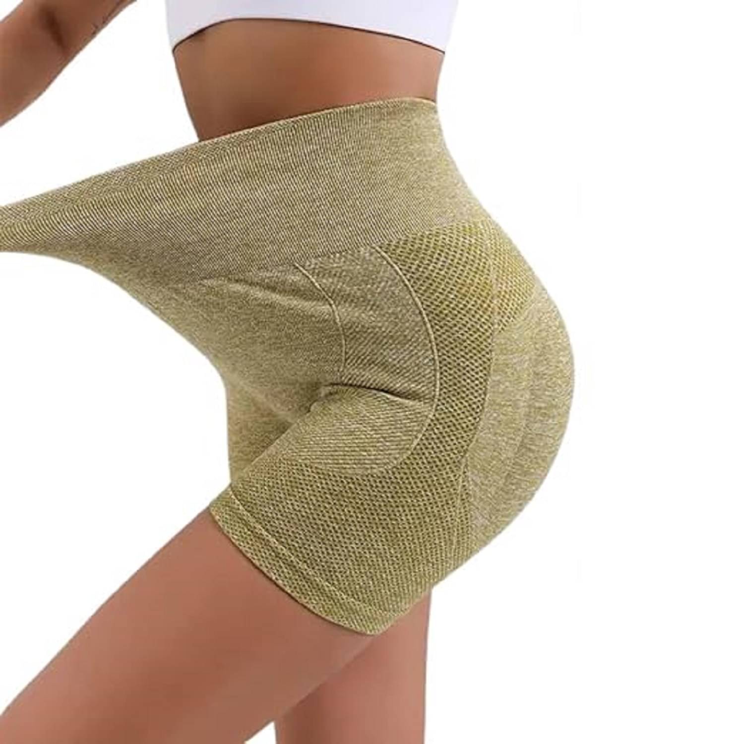 Shopeleven Women's Peach Hip Sports Wear Scrunch Yoga Shorts Workout Legging, High Waist Gym Shorts for Women (Pack of 1)(Free Size) Shopeleven Women's Peach Hip Sports Wear Scrunch Yoga Shorts Workout Legging, High Waist Gym Shorts for Women (Pack of 1)(Free Size)