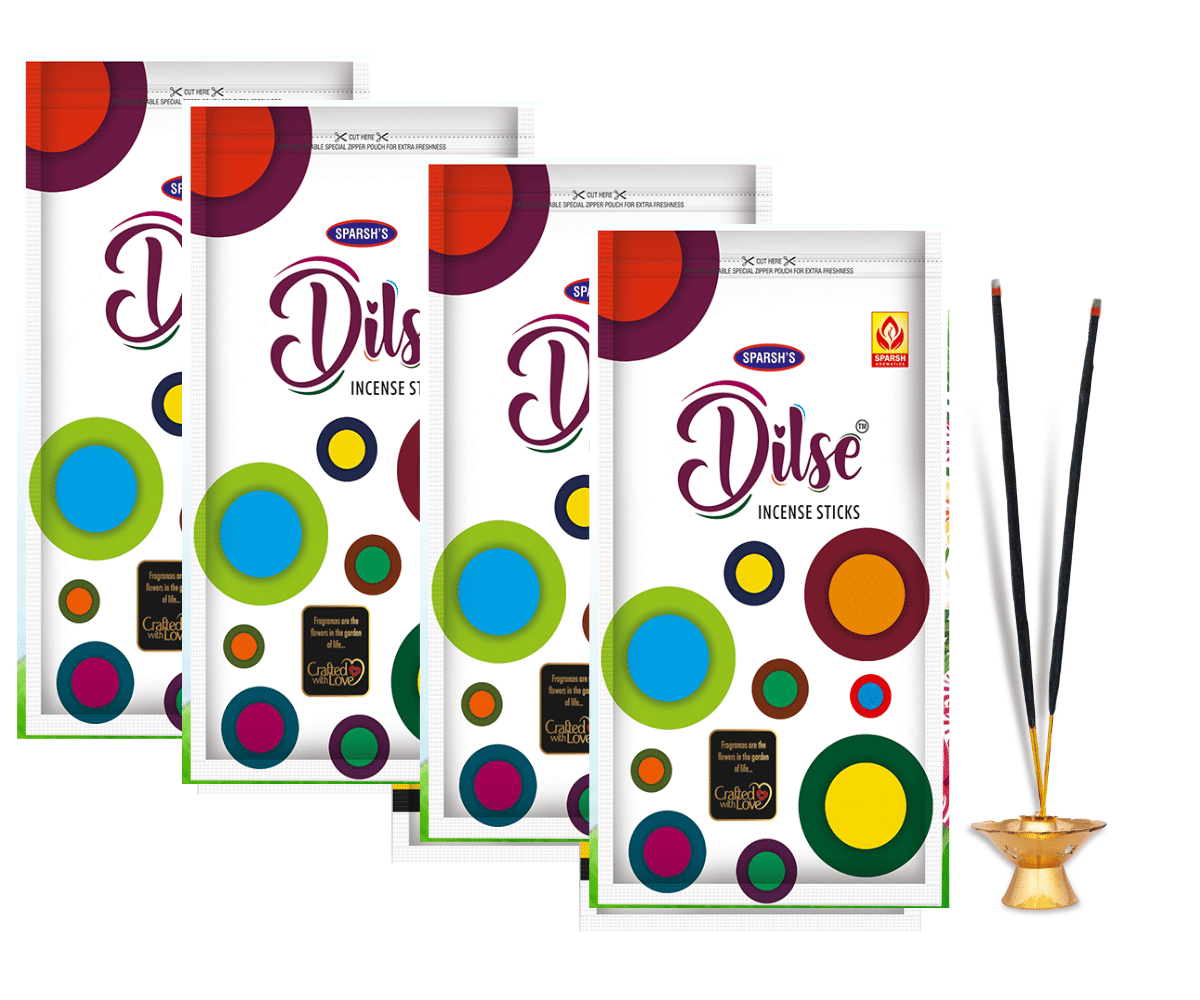 Sparsh Aromatics Incense Stick Mixed Fragrances 110 gm ( Pack of 4 ) Sparsh Aromatics Incense Stick Mixed Fragrances 110 gm ( Pack of 4 )