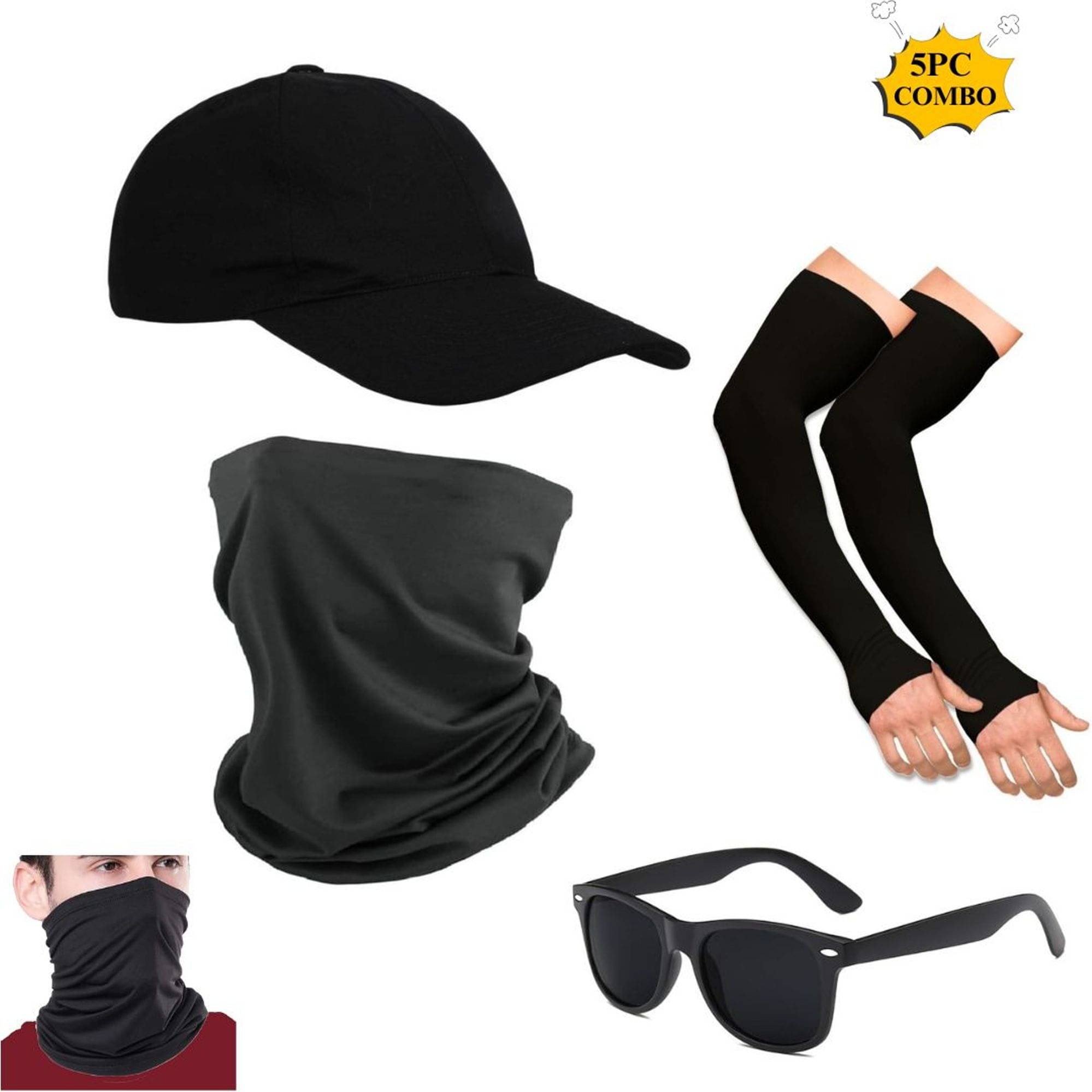 THRIFTKART Pack of 1 Cotton Blend Men's Cap ( Black ) THRIFTKART Pack of 1 Cotton Blend Men's Cap ( Black )
