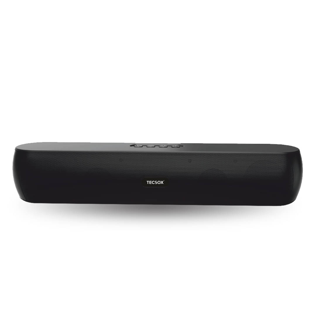     			Tecsox Soniq M1 12 W Bluetooth Speaker Bluetooth V 5.3 with USB,SD card Slot,Aux Playback Time 10 hrs Black