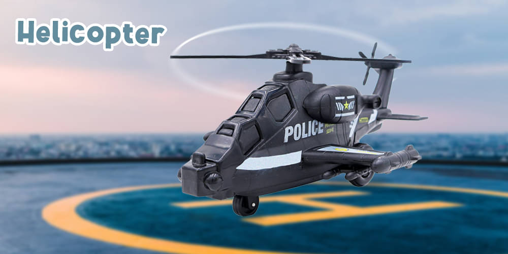     			ToyBharat Friction Helicopter Travel Toys | Birthday Gift | Friction Toy