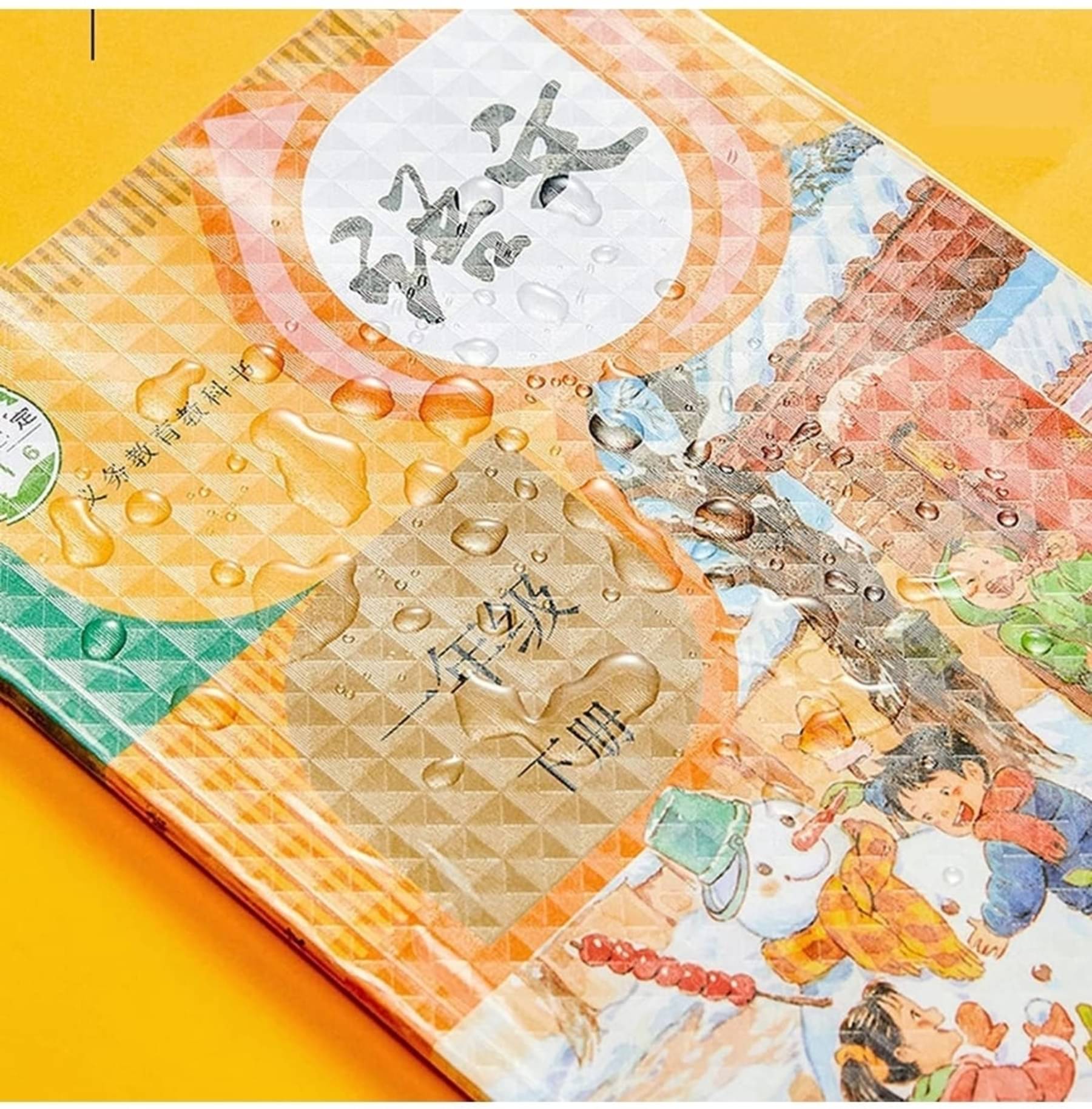     			Transparent Paper Sticker Book Cover Film Book Binding Cover [30 Pcs- 3 Different Sizes -10 Each] Waterproof Self-Adhesive Book Cover for Office School Textbook Protective Case (30)
