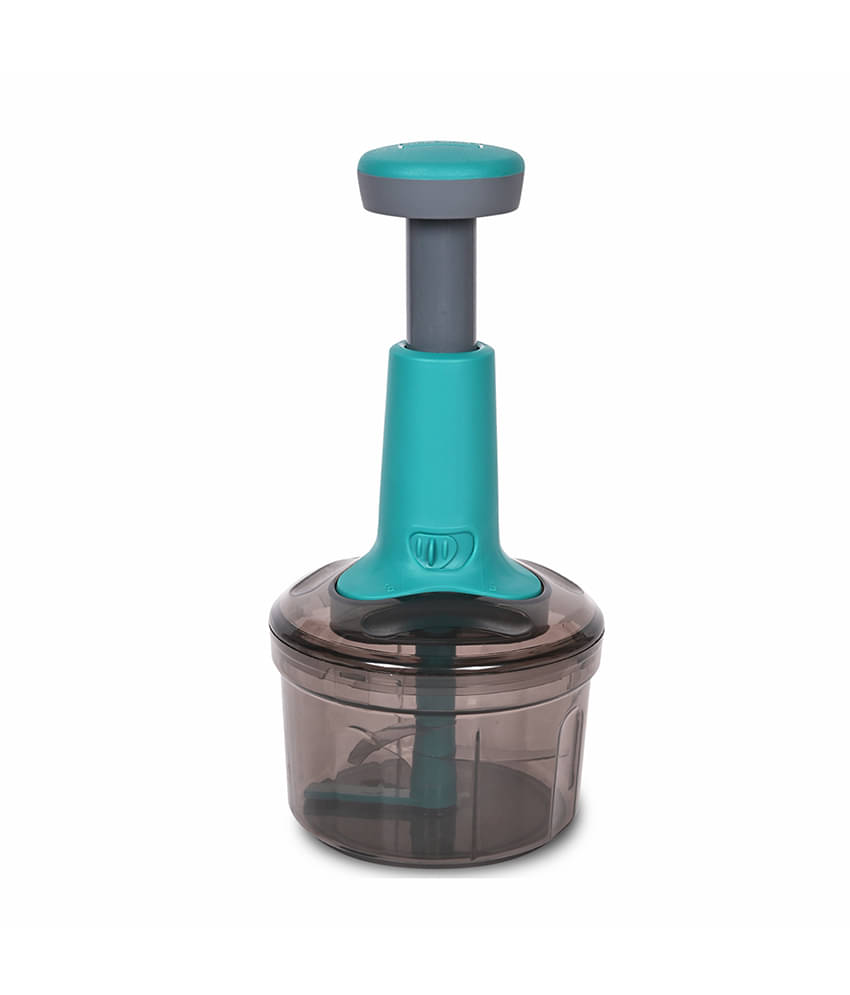     			Trueware Push Chopper Blender Plastic Push Chopper 800 ml ( Green )
