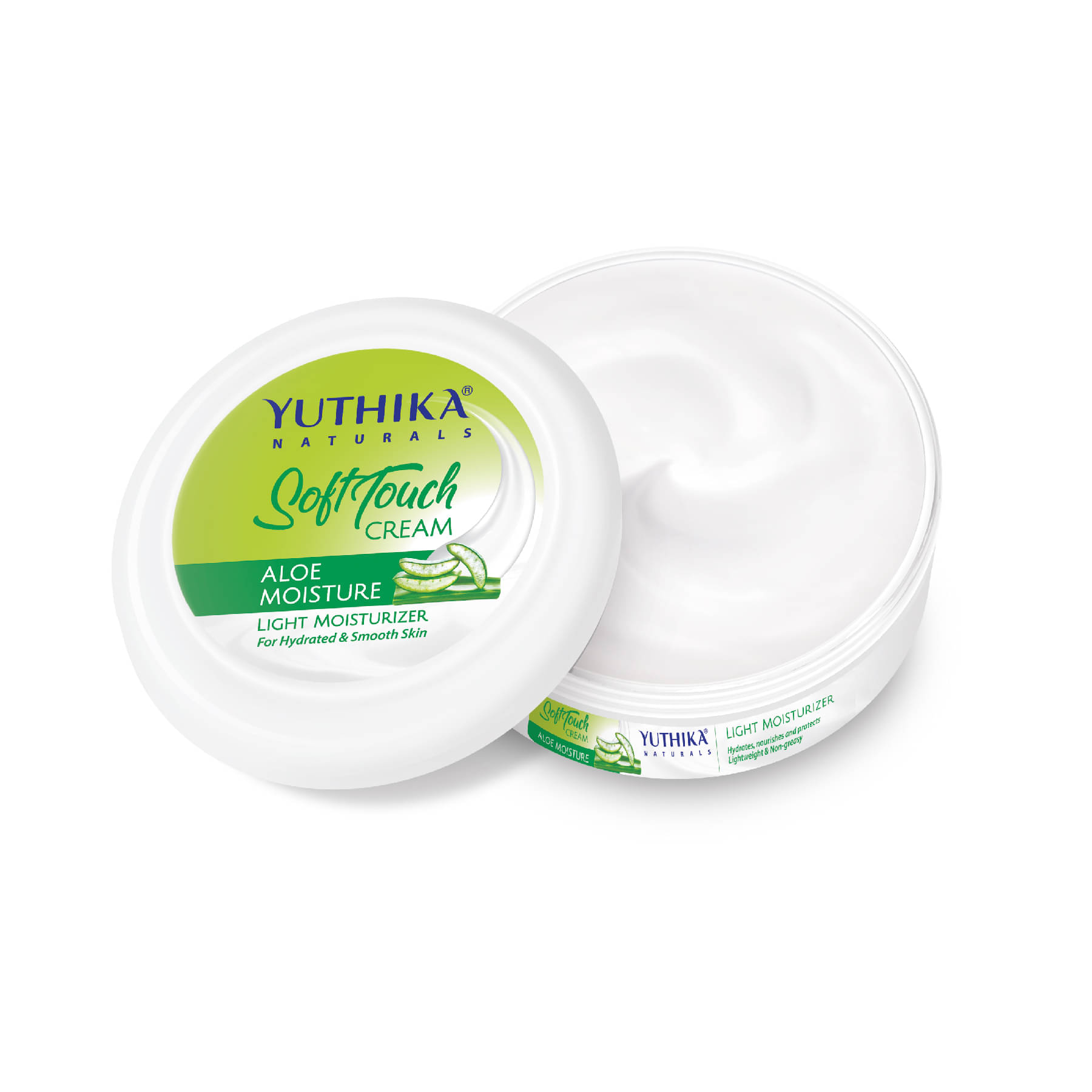     			Yuthika Aloe Moisture Light Moisturizer for Face, Hand, Body, Dry Skin Moisturizer Cream for All Skin Types - 300ml