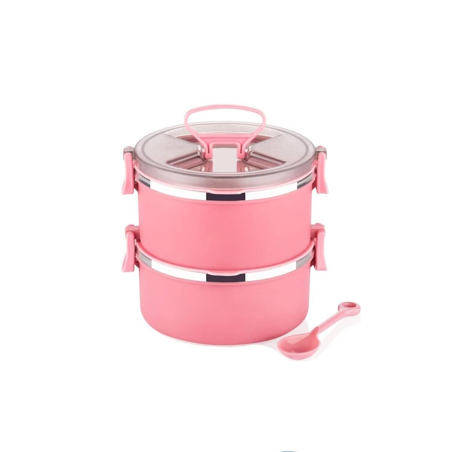     			analog kichenware - Pink Plastic Insulated Lunch Box ( Pack of 1 )