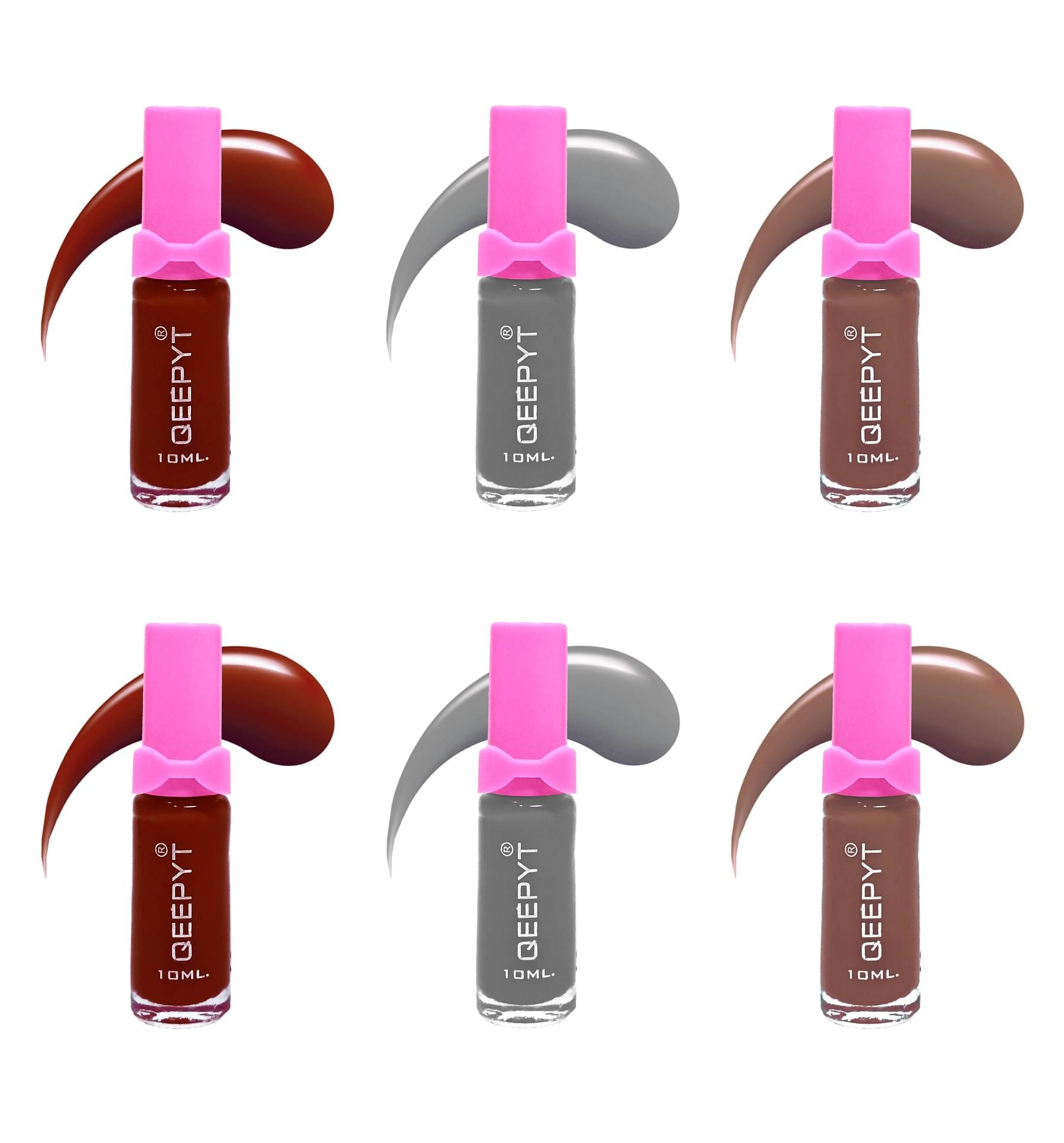     			qeepyt Multi Radiant Nail Polish 60 ( Pack of 6 )