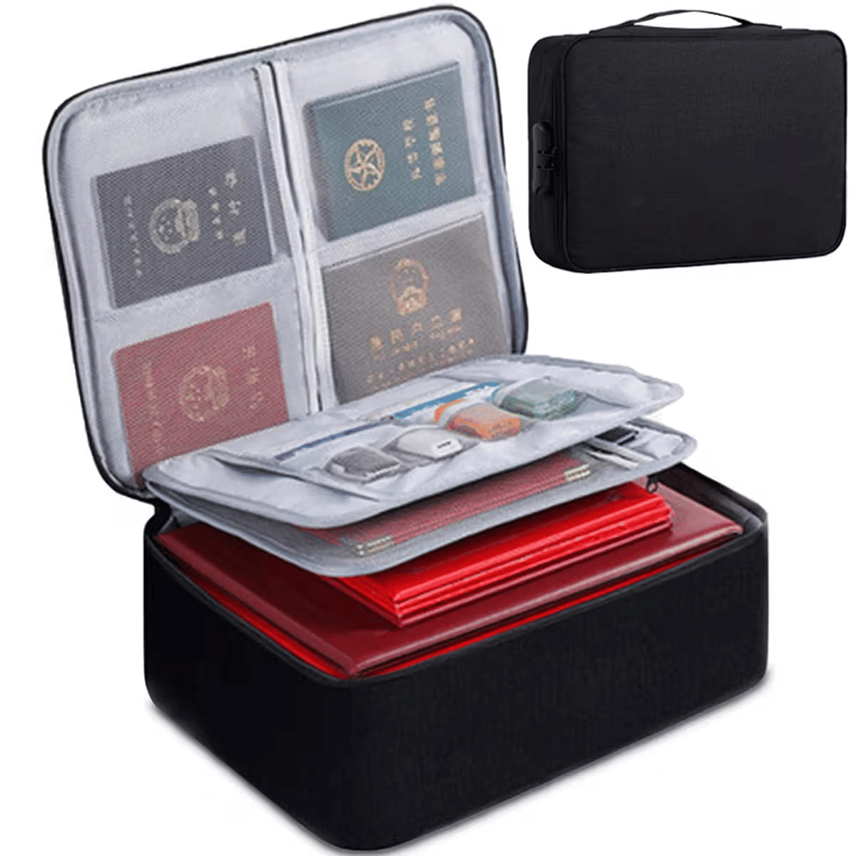 sakimo Black Document Bag ( Pack of 1 ) - Stationery | Buy online on ZillyBuy