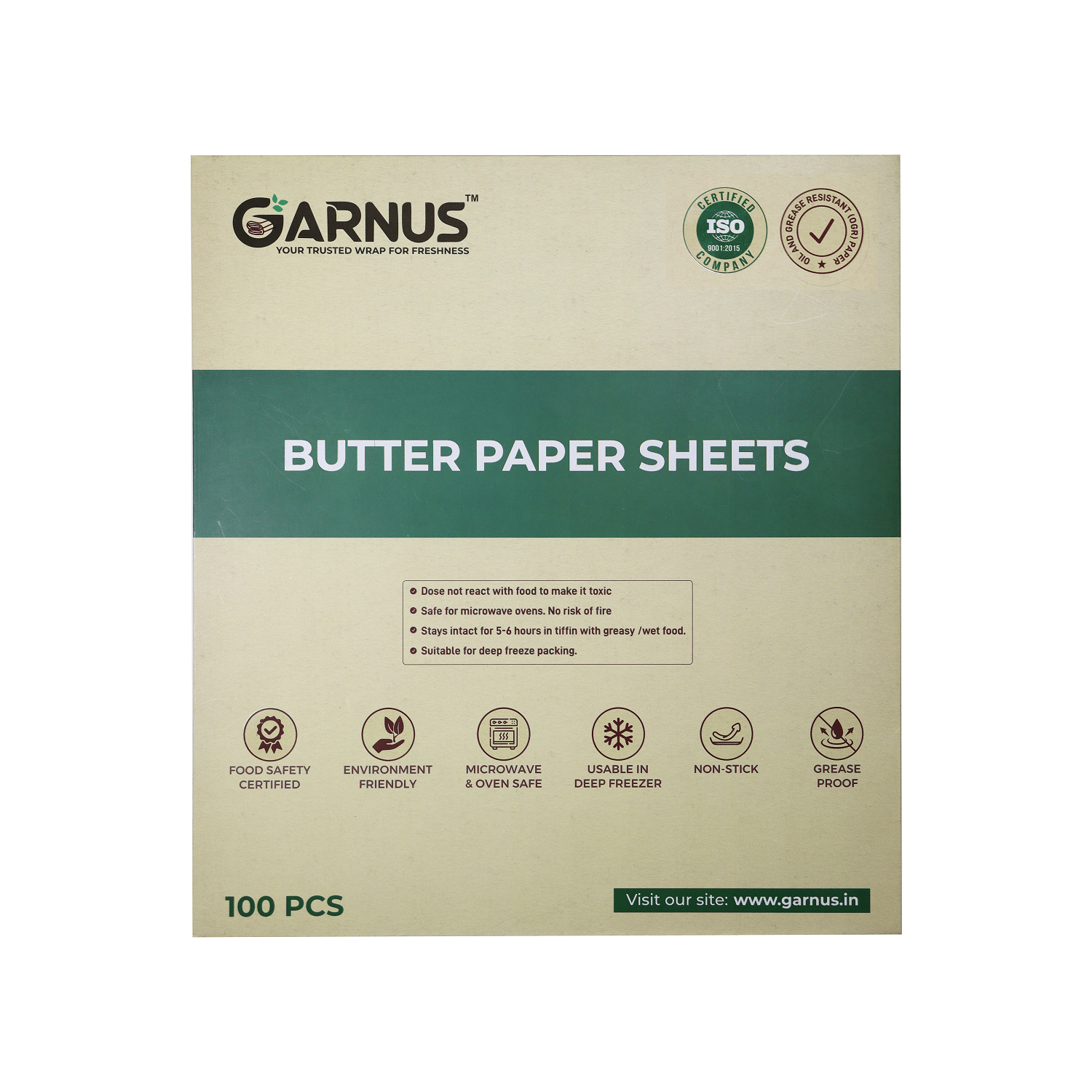 Butter Paper Sheets – 100 Sheets (300g) – Non-Stick, Eco-Friendly Parchment Paper for Baking, Cooking, Wrapping & Food Storage Butter Paper Sheets – 100 Sheets (300g) – Non-Stick, Eco-Friendly Parchment Paper for Baking, Cooking, Wrapping & Food Storage