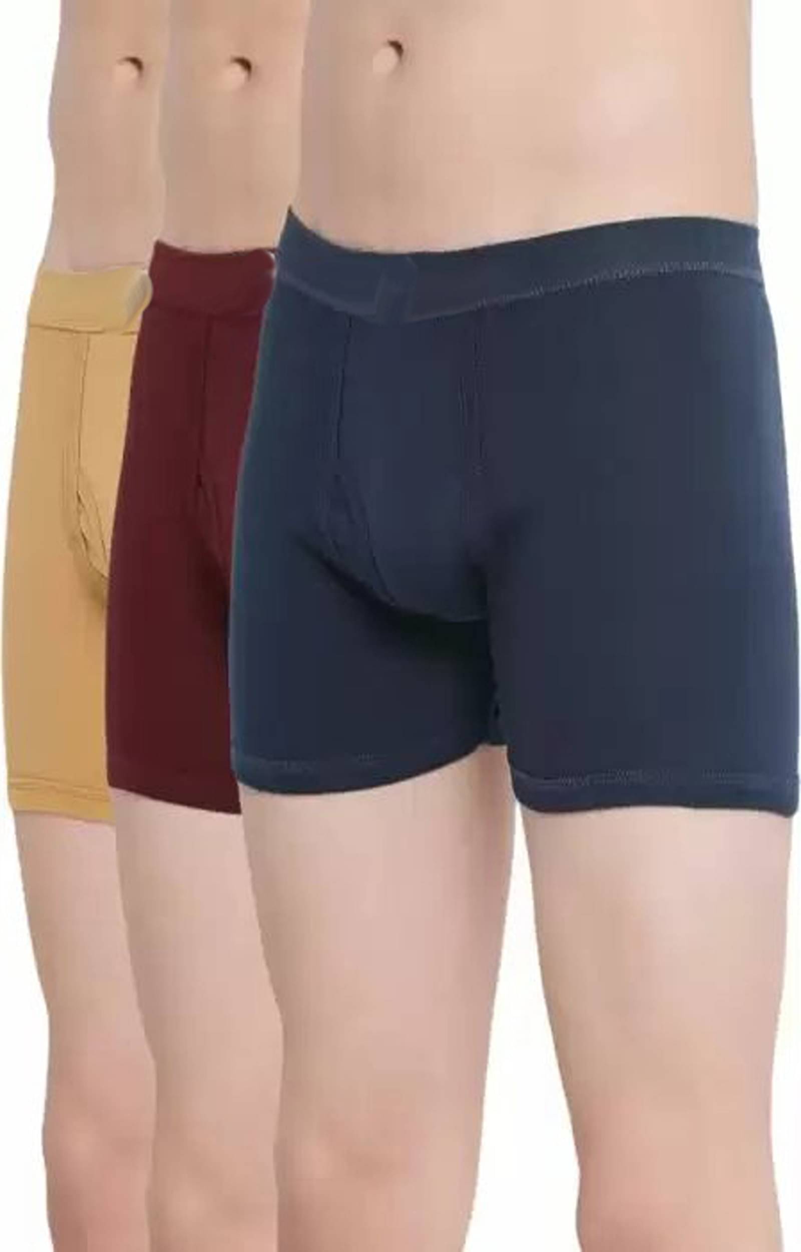 CAVENDRES Pack of 3 Cotton Trunks For Men's ( Multicolor1 )     			CAVENDRES Pack of 3 Cotton Trunks For Men's ( Multicolor1 )