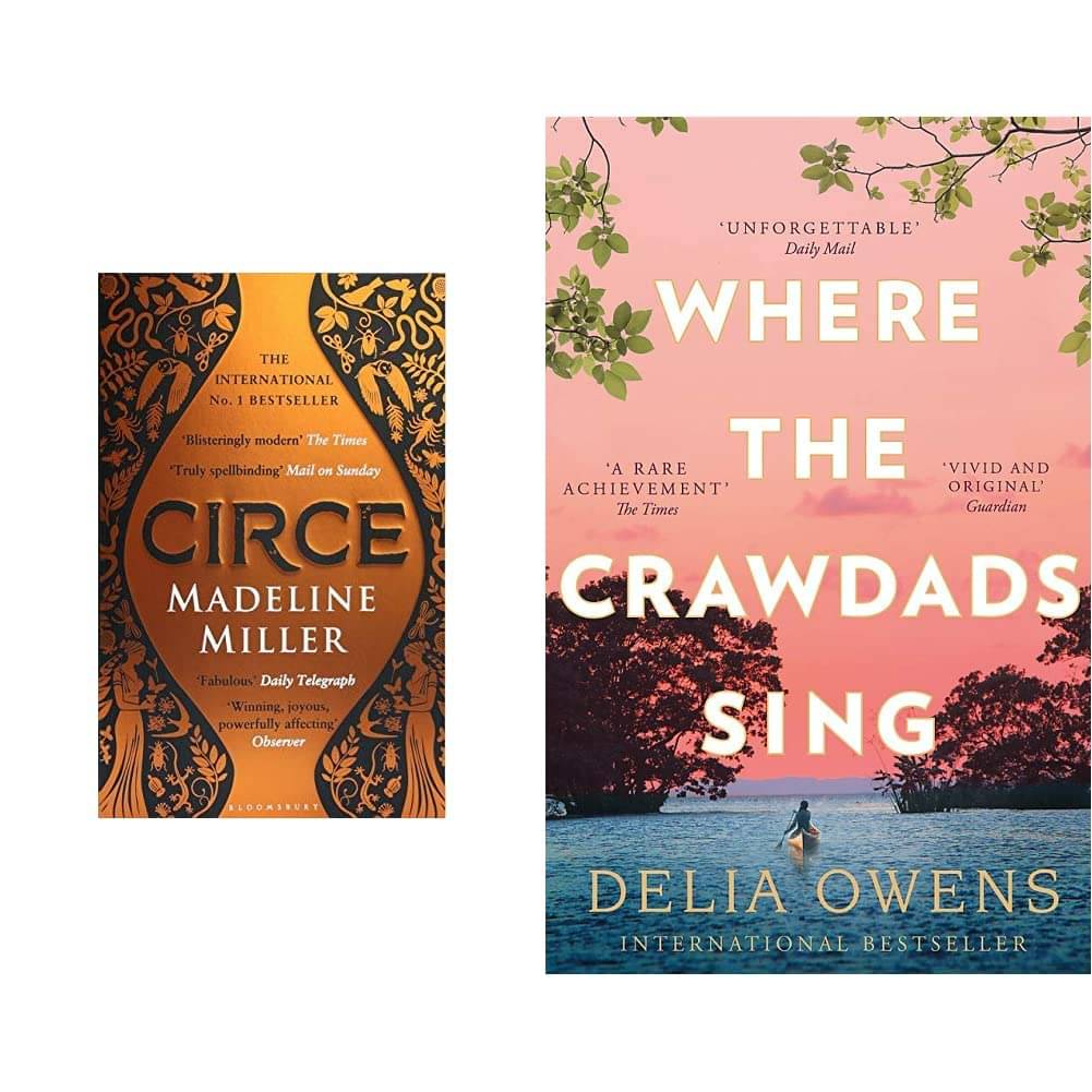     			Circe &  Where the Crawdads Sing  ​ By Madeline Miller &  Owens Delia ​