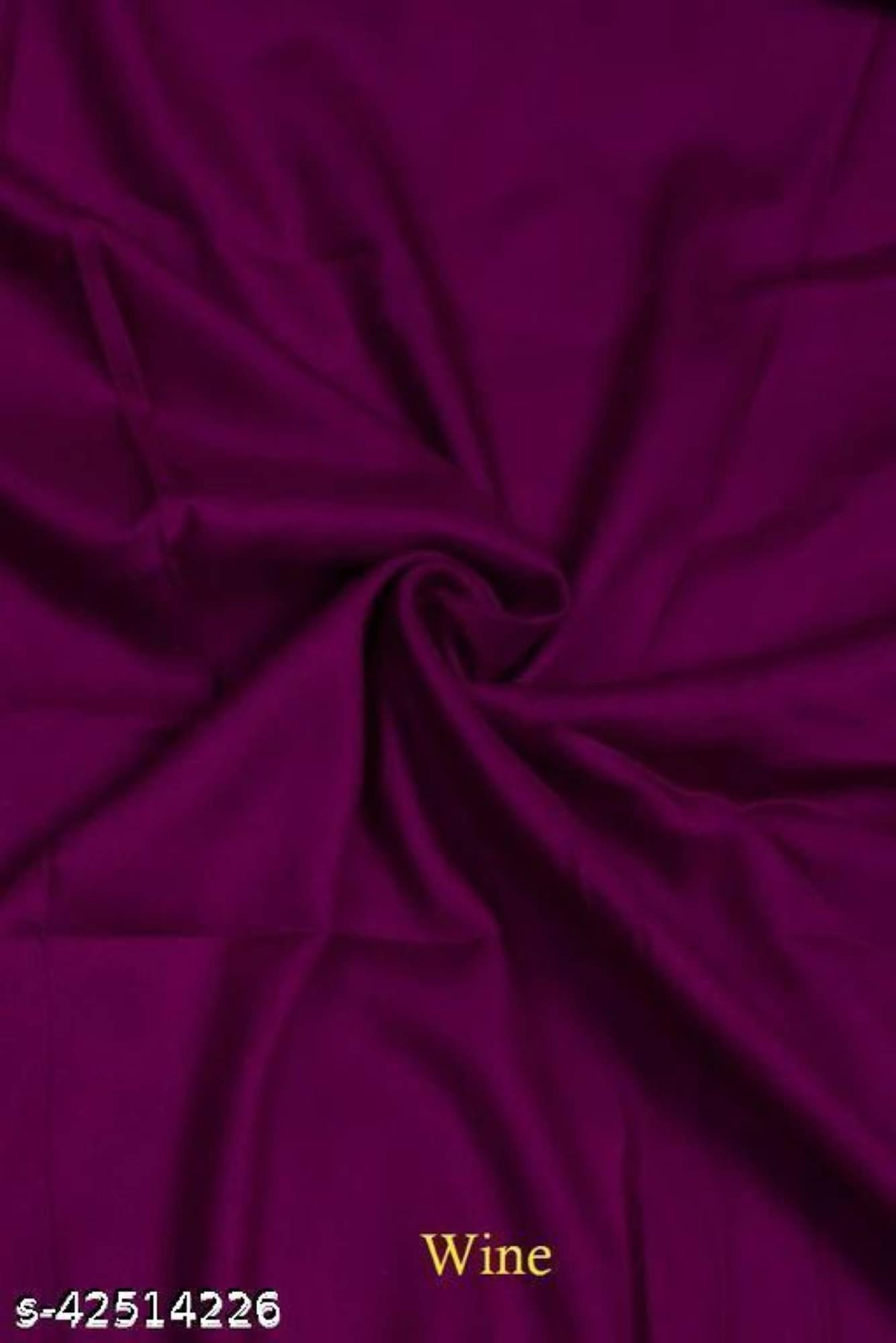     			MAHUL MILLS Women Rayon Unstitched Dress Material ( Wine )