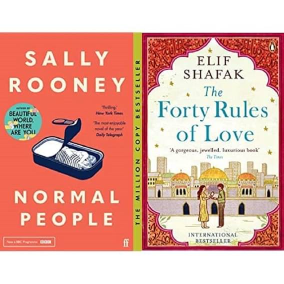     			Normal People &  The Forty Rules of Love By Elif Shafak  & Sally Rooney
