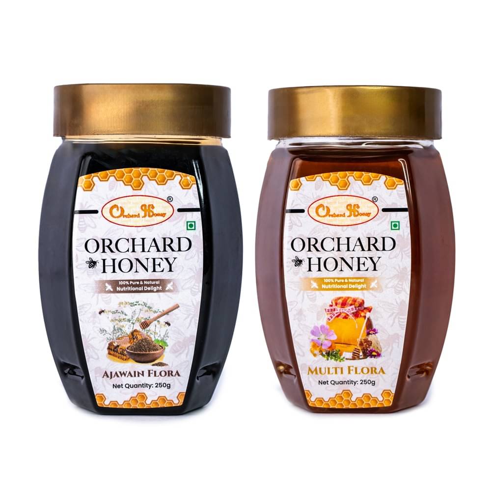 Orchard Honey Forest Honey Ajwain & Multi Flora 500 g Pack of 2 Orchard Honey Forest Honey Ajwain & Multi Flora 500 g Pack of 2