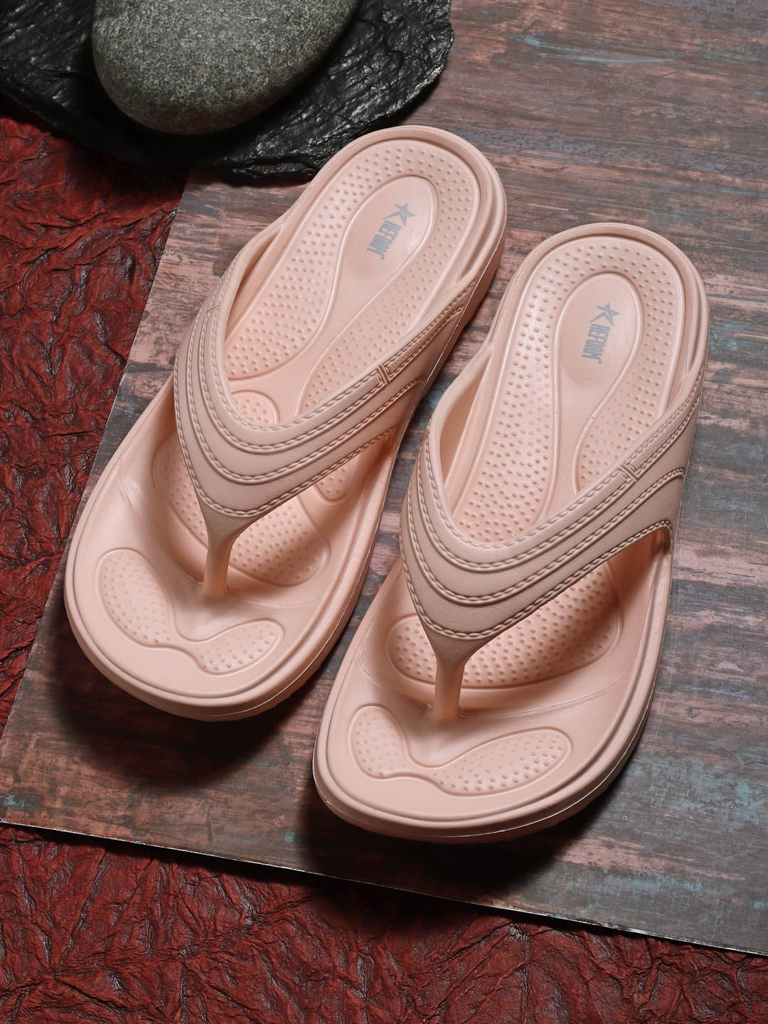     			REFOAM Peach Women's Slide Flip Flop