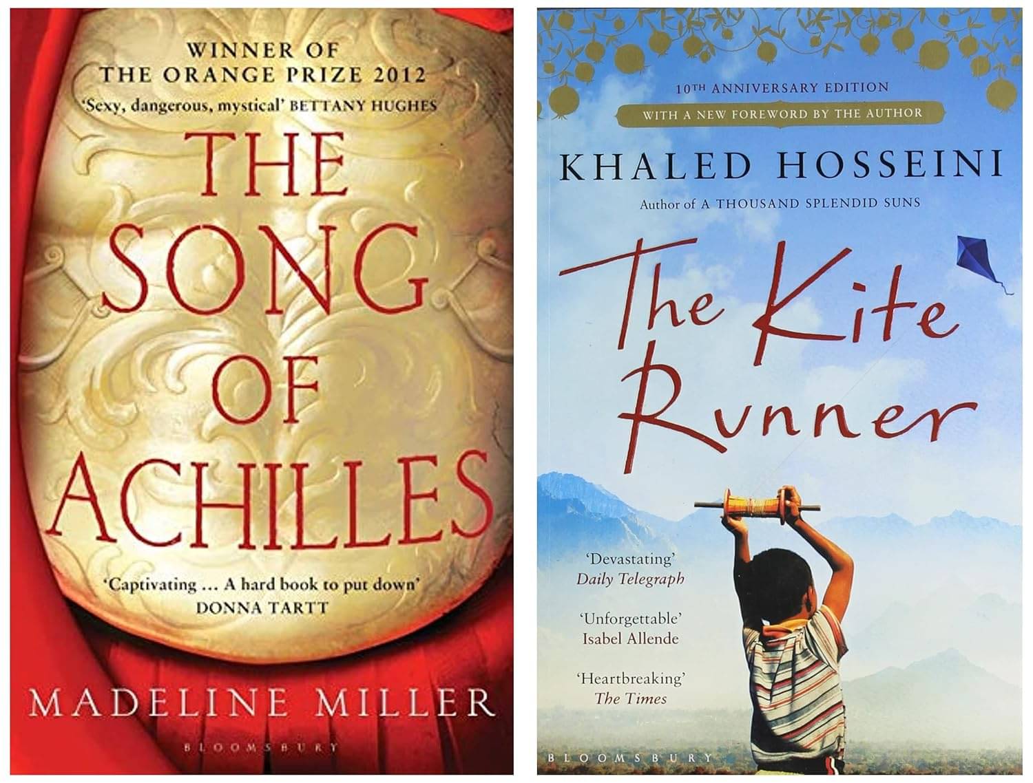     			The Song of Achilles & The Kite Runner By Madeline Miller & Khaled Hosseini ​