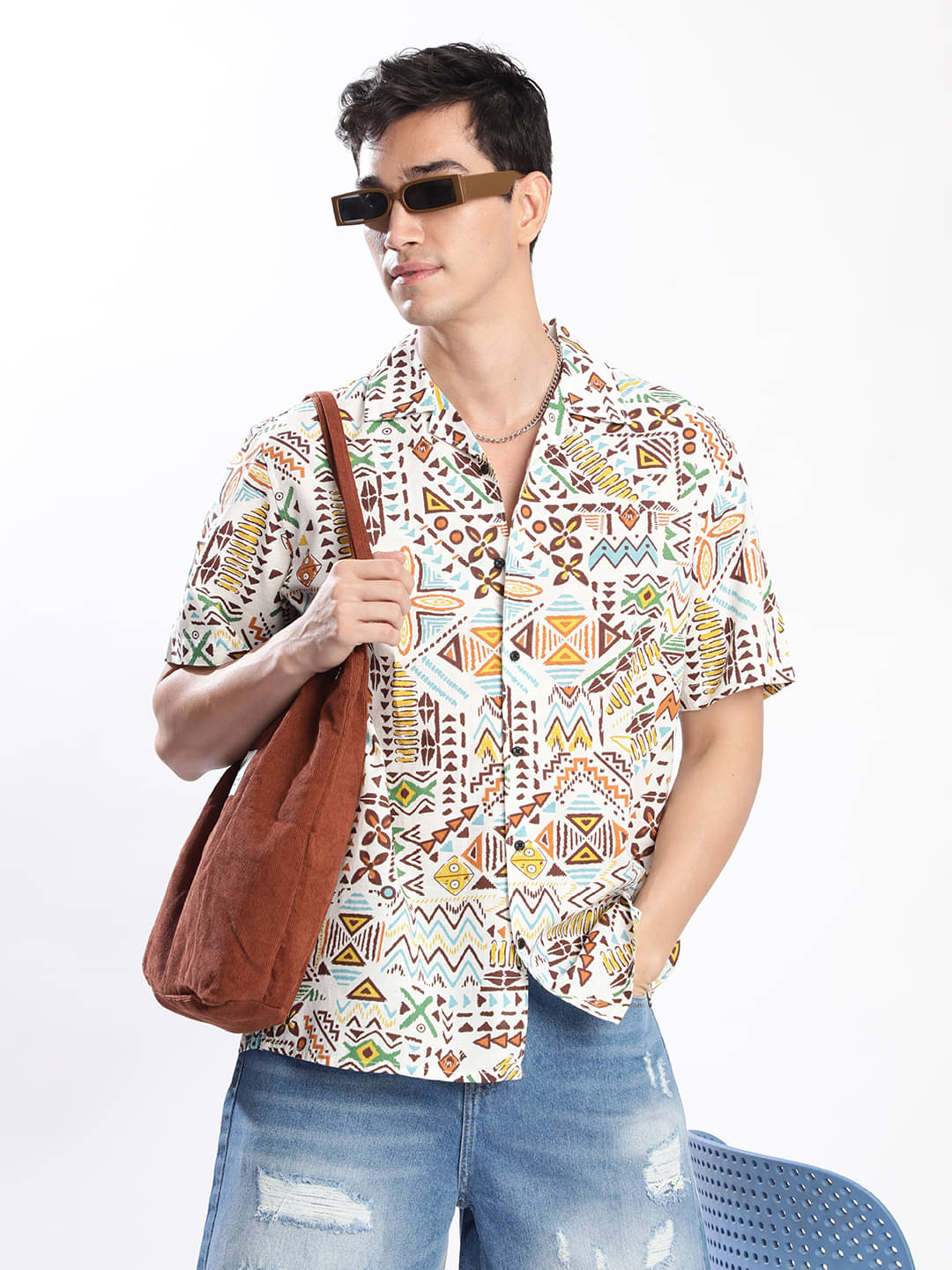 Bene Kleed 100% Cotton Relaxed Fit Printed Half Sleeves Men's Casual Shirt - Multicolor ( Pack of 1 ) Bene Kleed 100% Cotton Relaxed Fit Printed Half Sleeves Men's Casual Shirt - Multicolor ( Pack of 1 )