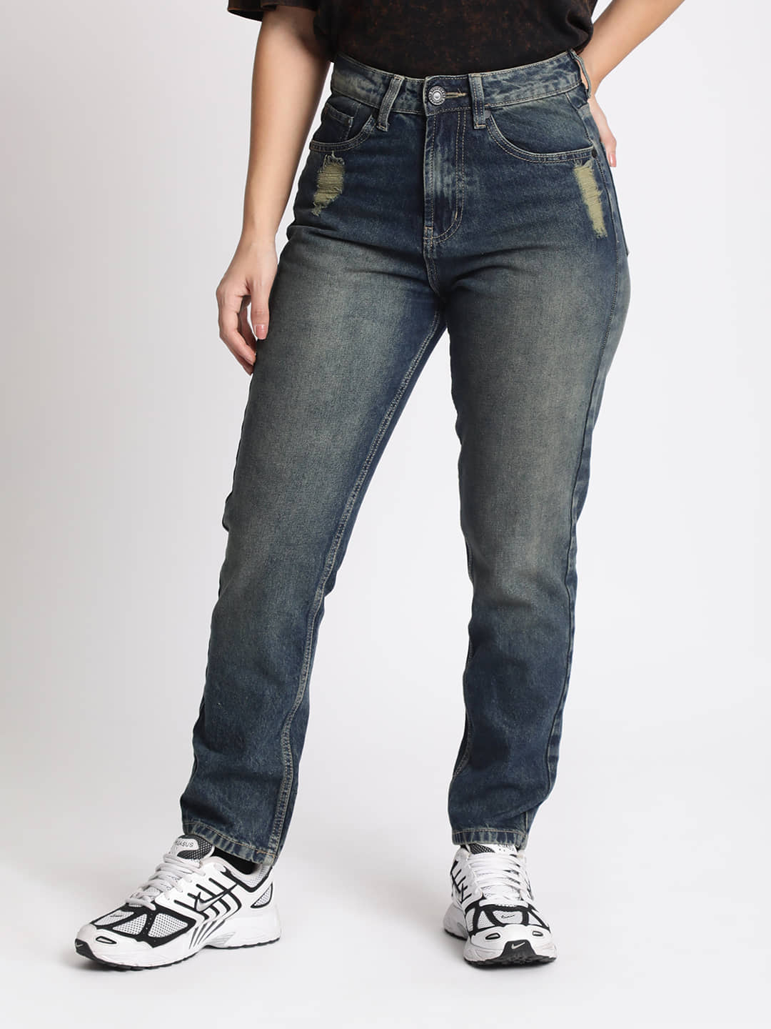 Bene Kleed - Blue Cotton Regular Fit Women's Jeans ( Pack of 1 ) - Jeans | Buy online on ZillyBuy
