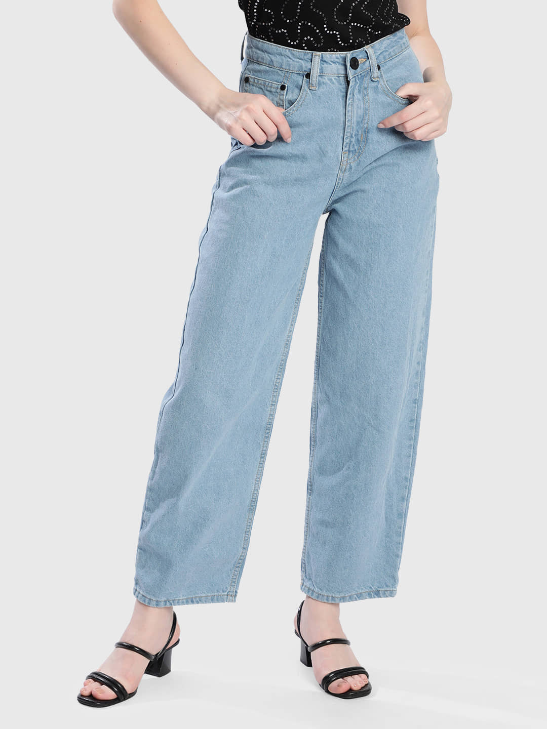 Bene Kleed - Blue Cotton Relaxed Fit Women's Jeans ( Pack of 1 ) - Jeans | Buy online on ZillyBuy