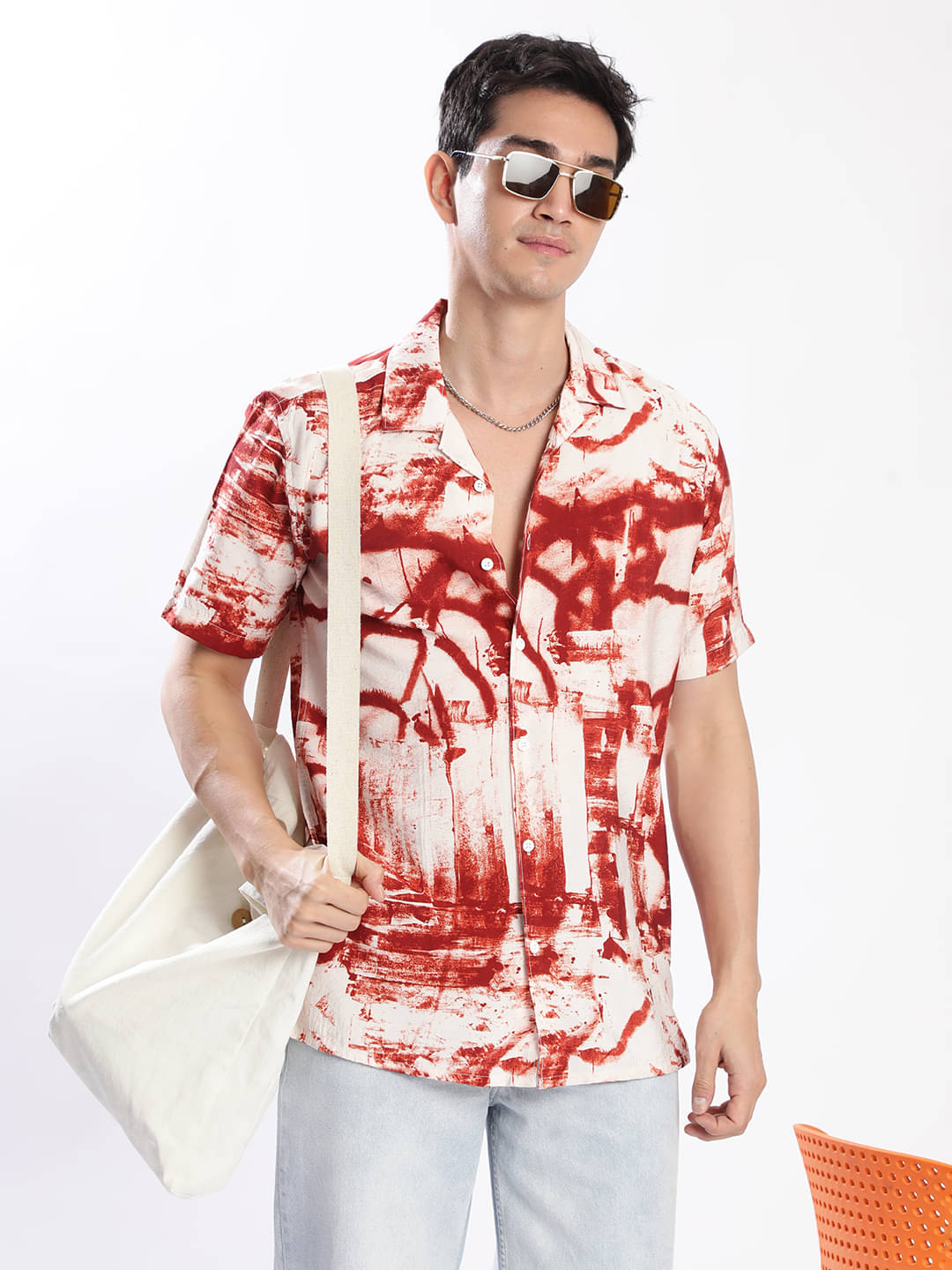 Bene Kleed Rayon Regular Fit Printed Half Sleeves Men's Casual Shirt - Multicolor ( Pack of 1 ) Bene Kleed Rayon Regular Fit Printed Half Sleeves Men's Casual Shirt - Multicolor ( Pack of 1 )