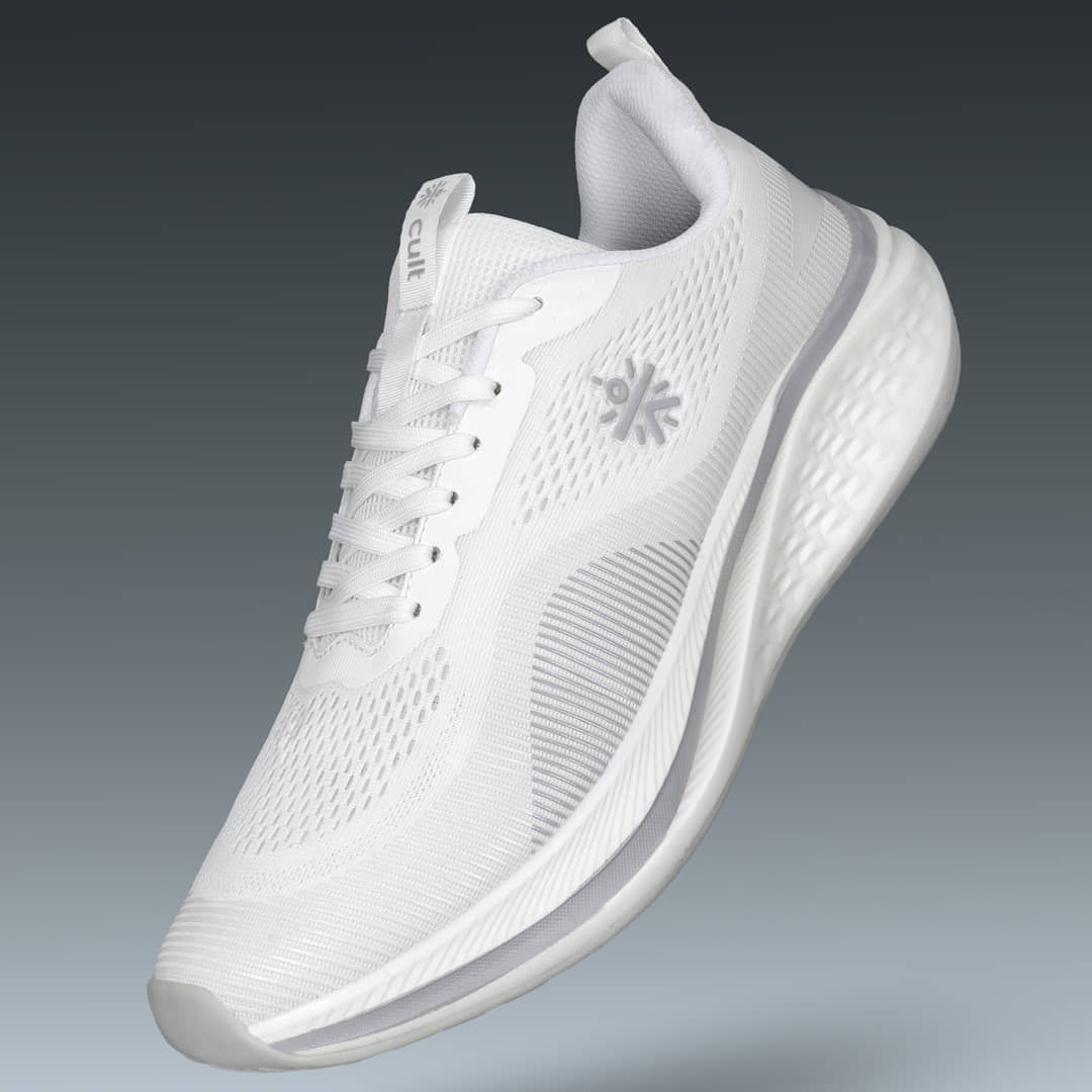 Cult Typhon White Men's Sports Running Shoes - Sports Shoes | Buy online on ZillyBuy
