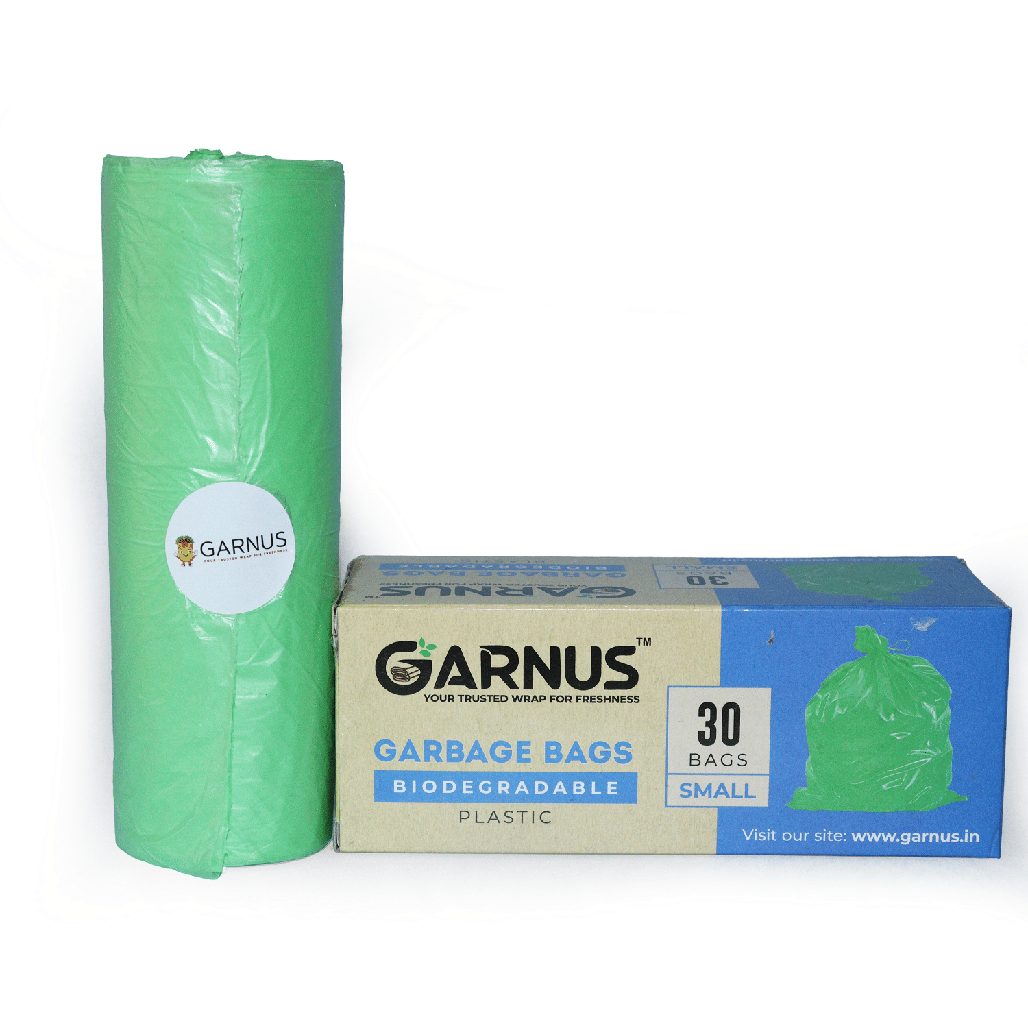     			Garnus Biodegradable Garbage Bags Small Size 17*19 Inches | 30 Bags Per Pack