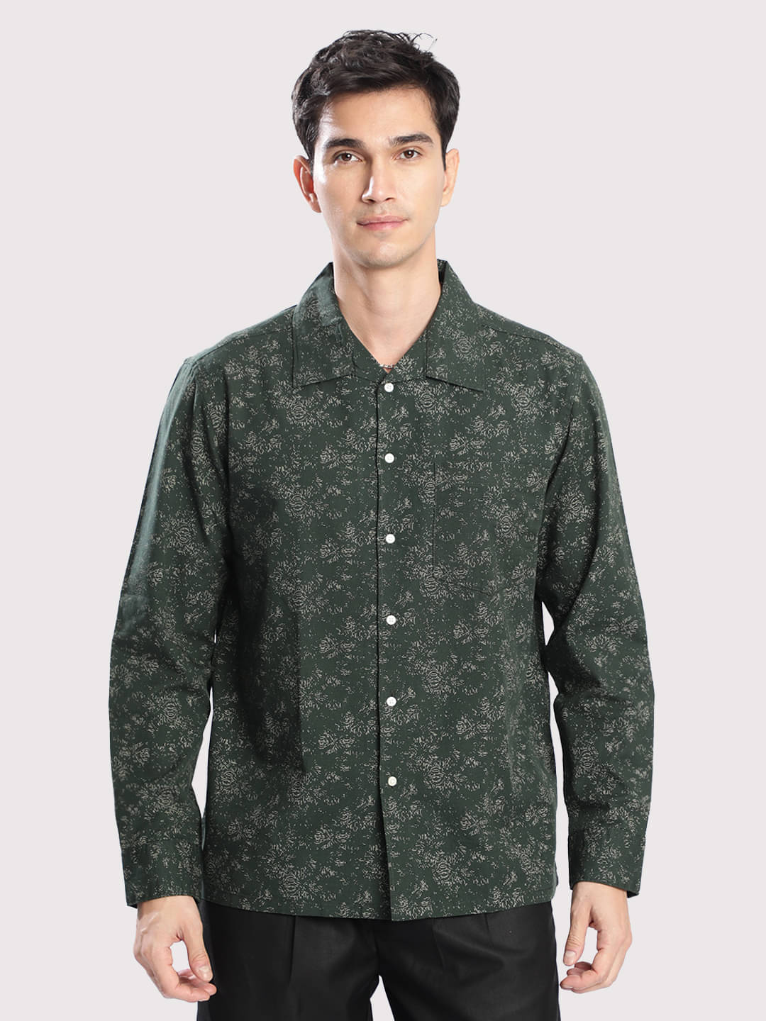 IVOC 100% Cotton Relaxed Fit Printed Full Sleeves Men's Casual Shirt - Green ( Pack of 1 ) IVOC 100% Cotton Relaxed Fit Printed Full Sleeves Men's Casual Shirt - Green ( Pack of 1 )